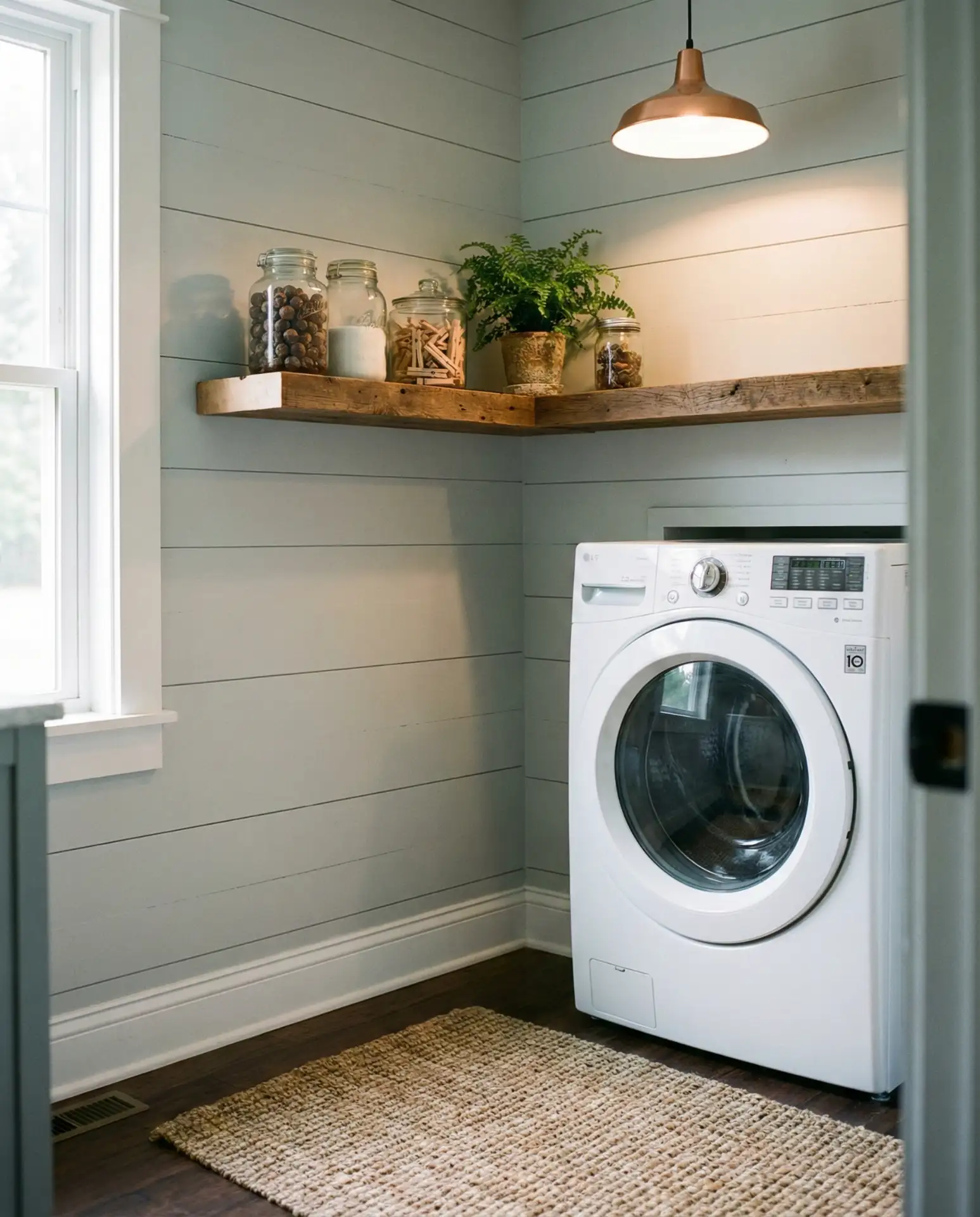Farmhouse-Style Shiplap Accent Wall 2