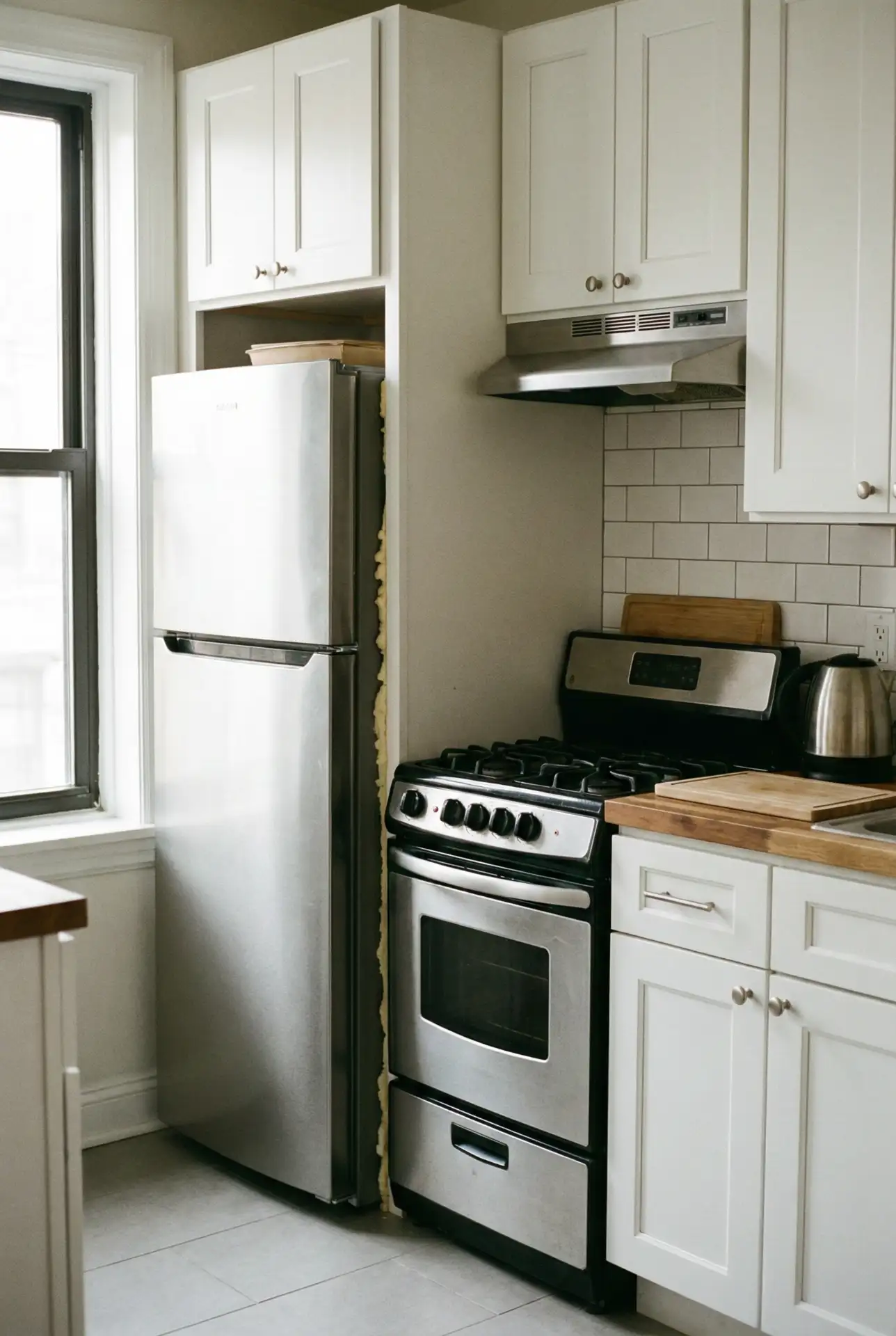Fridge Next to Stove for Compact Efficiency 1