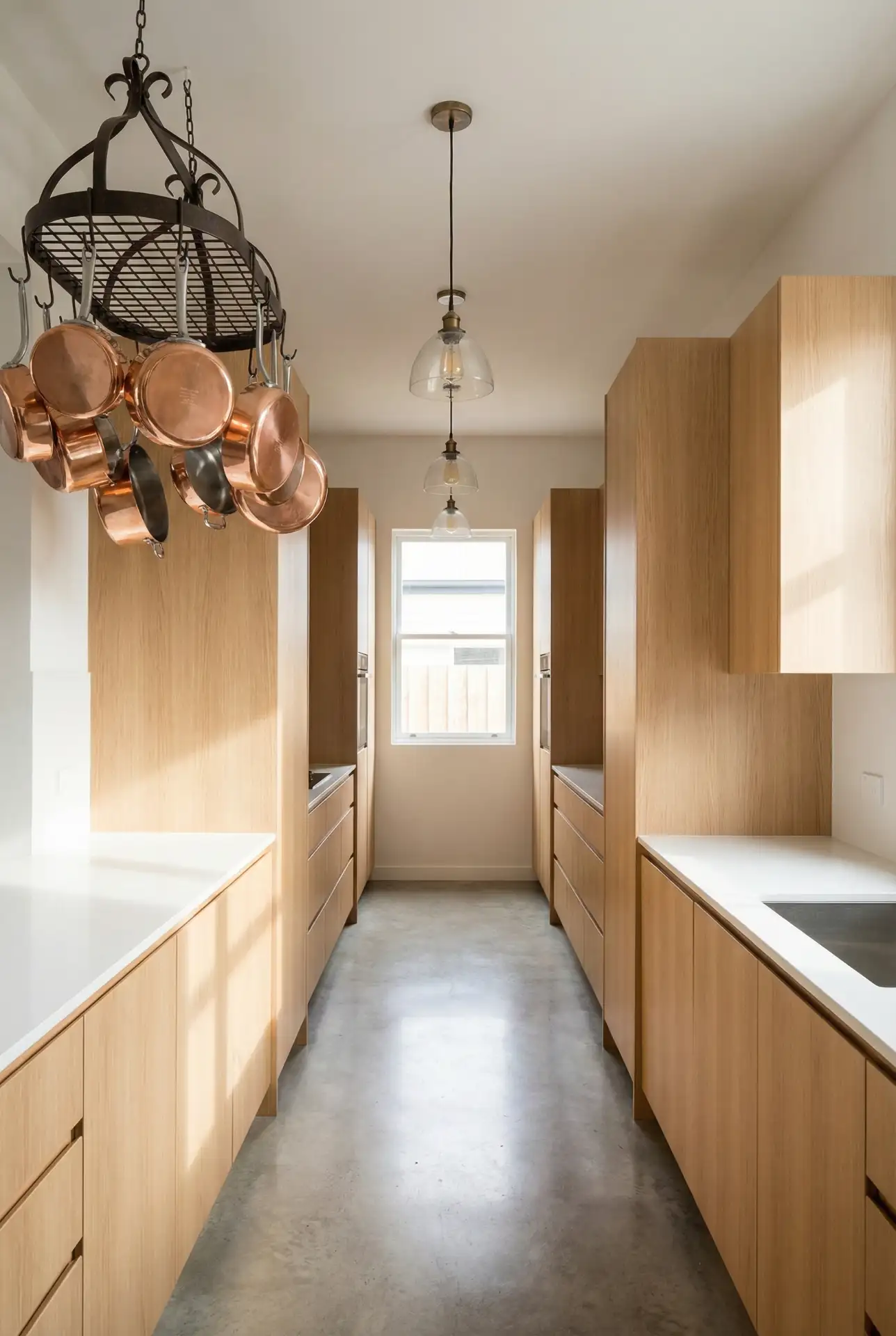 Galley Kitchen Maximized with Smart Storage 2