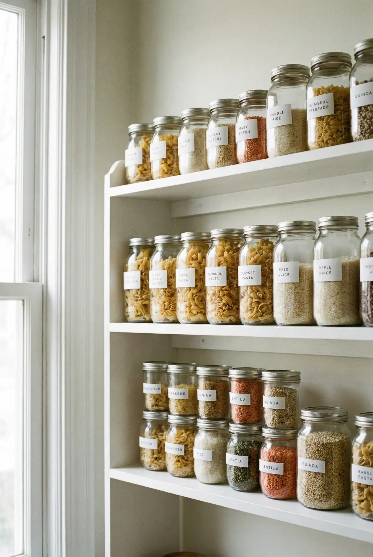 Glass Jar Storage for Bulk Items 2