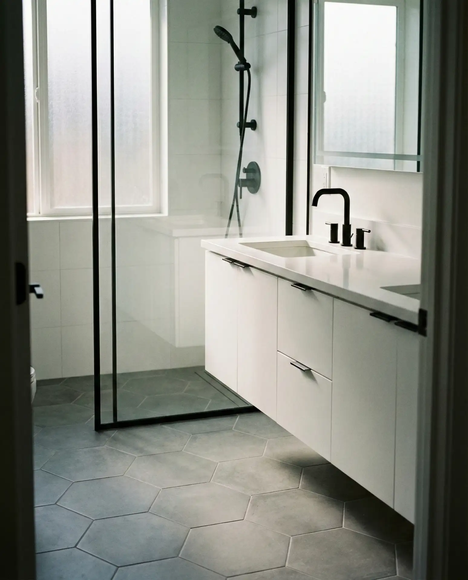 Gray Hexagon Tiles for Modern Texture 1