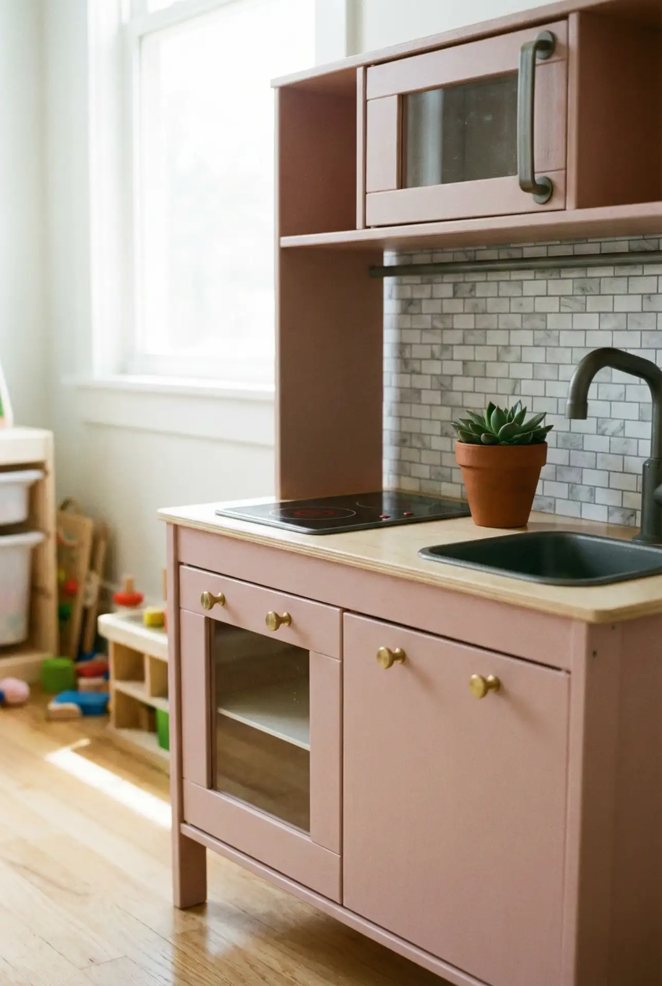 IKEA Duktig Play Kitchen Makeover 2