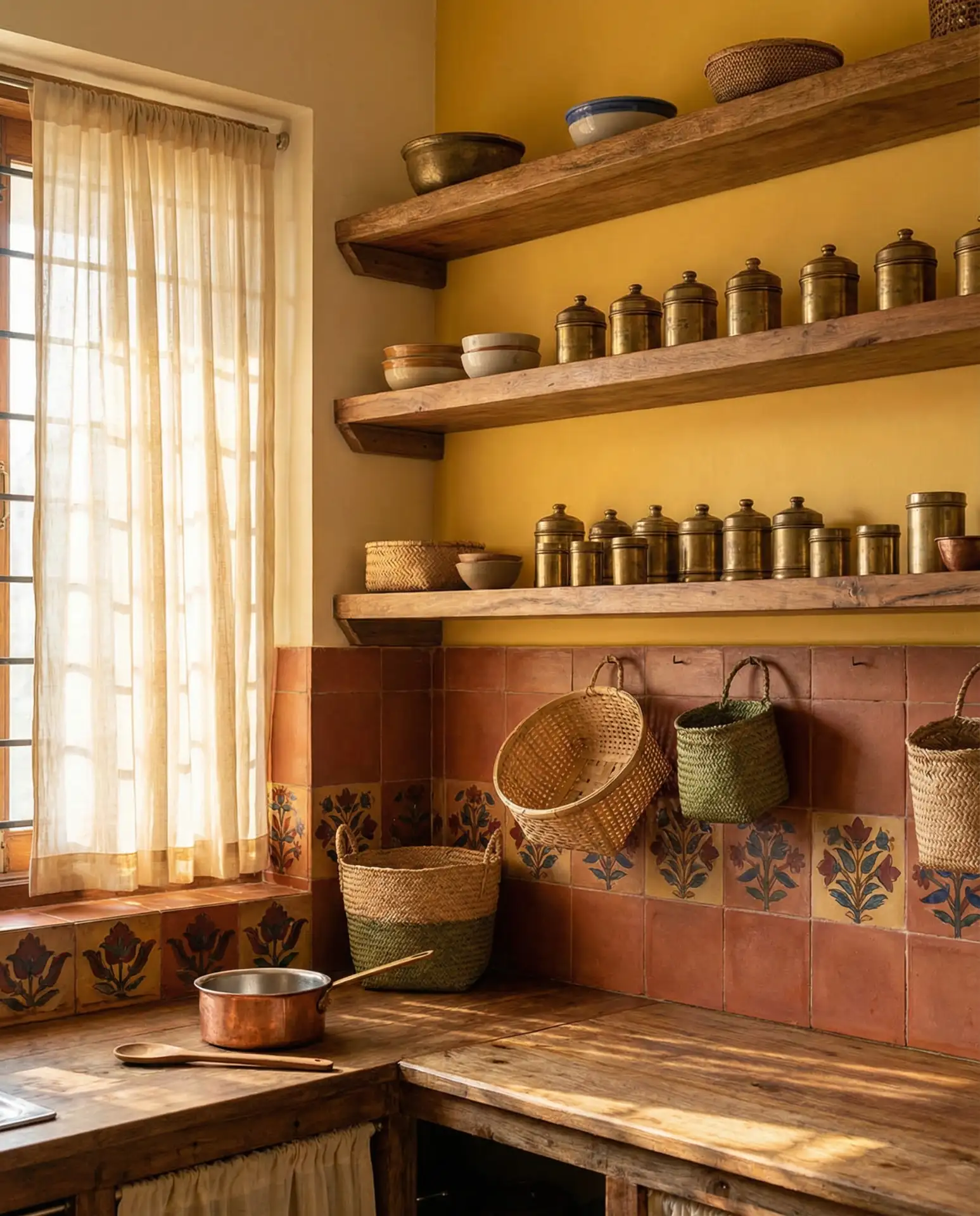 Indian-Inspired Spice Storage and Color 2