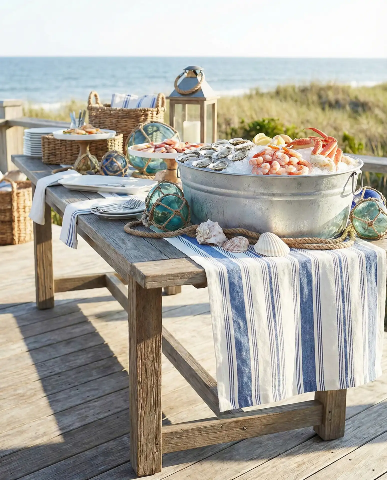 Industrial Chic Buffet with Metal and Wood 2