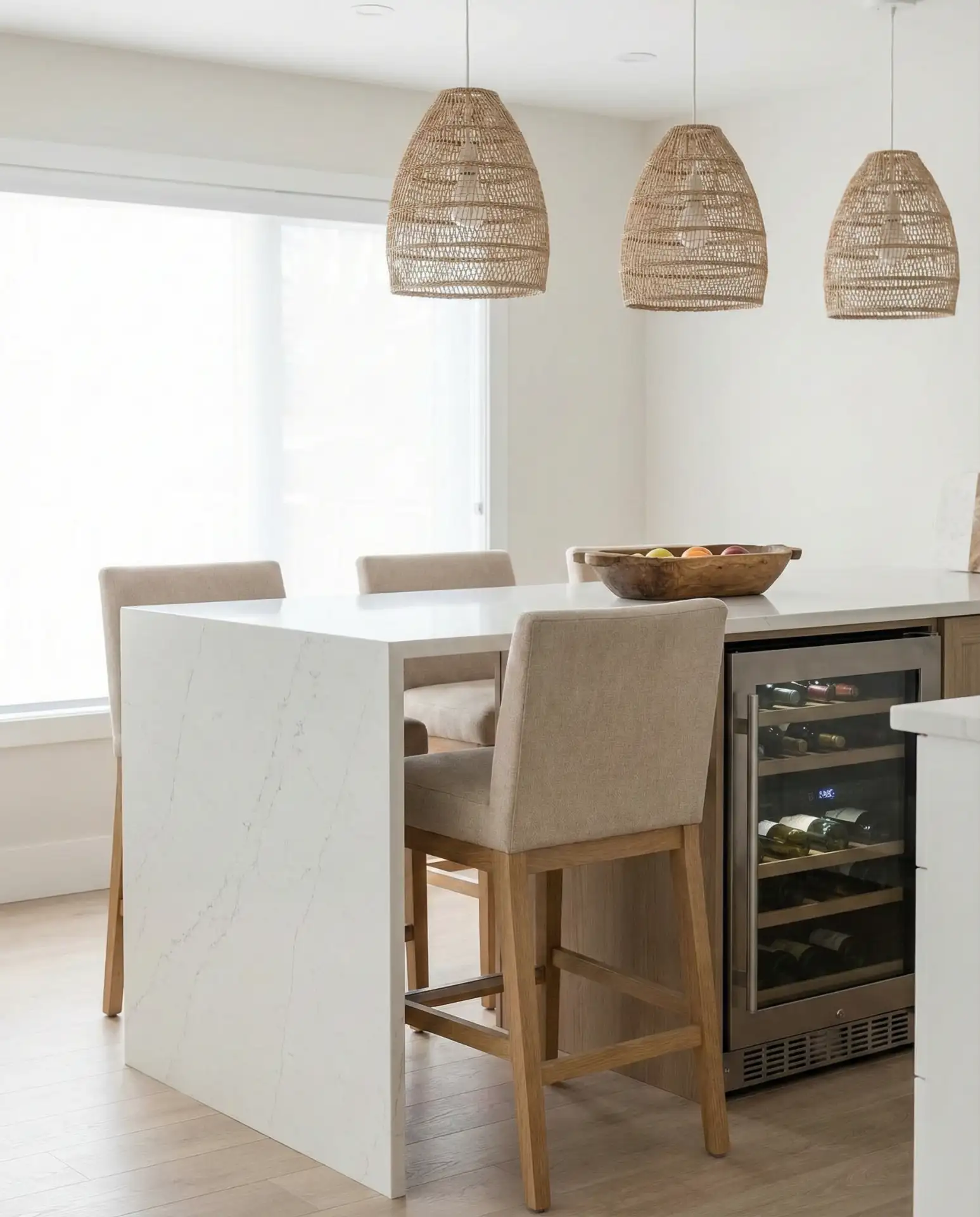 Kitchen Island with Built-In Seating 1