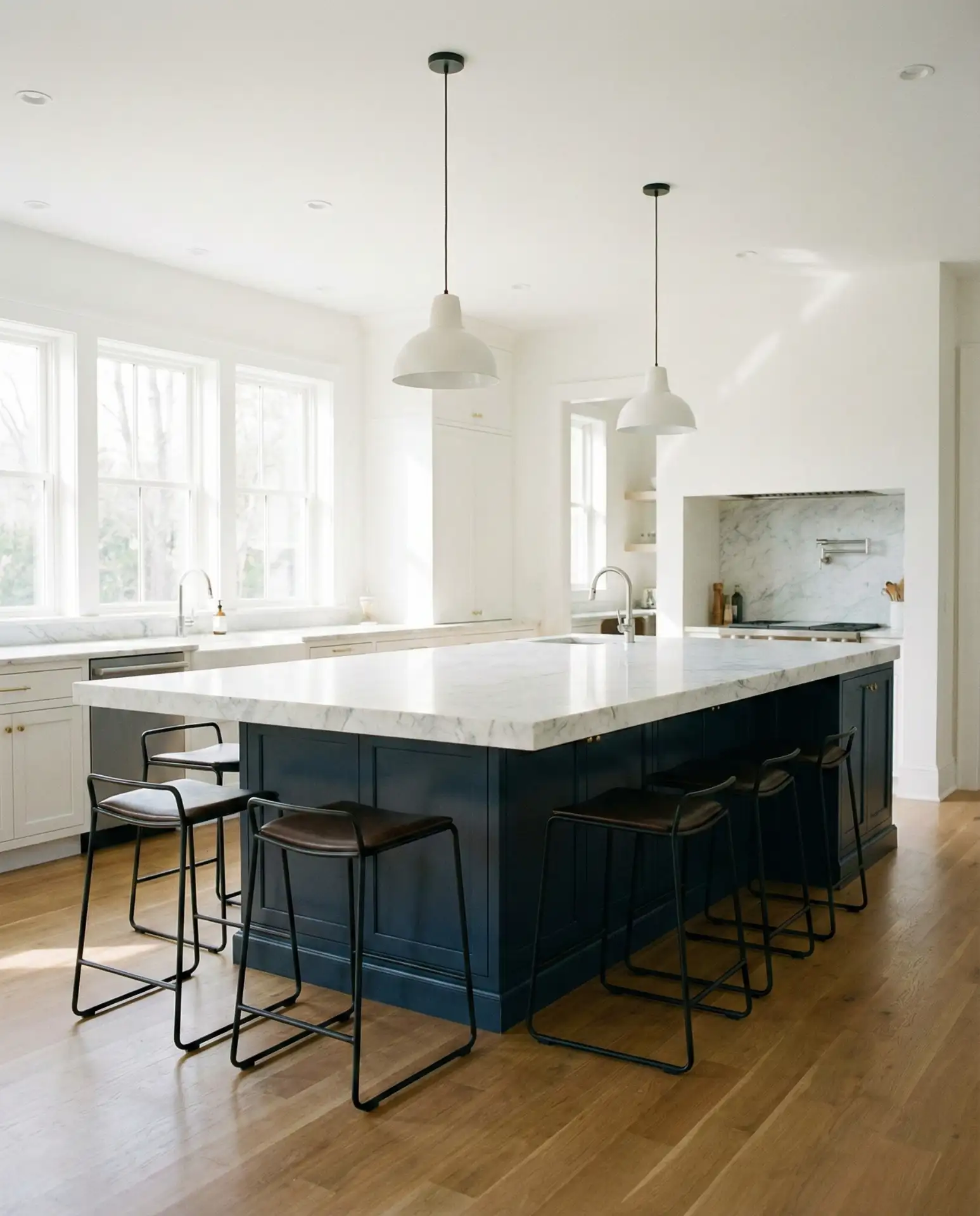 Kitchen Island with Built-In Seating 2