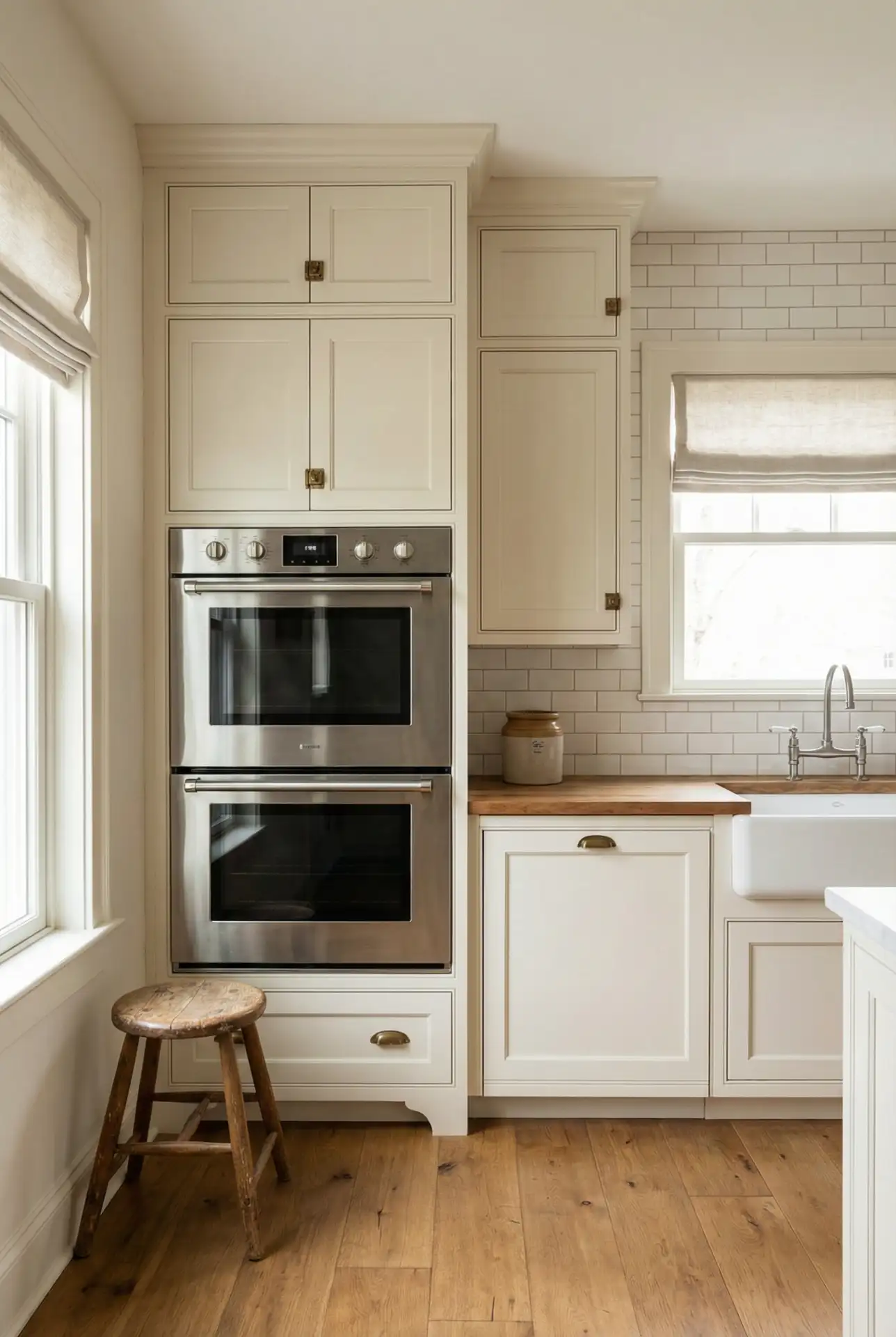 Kitchen Layout With Double Oven Stack 1