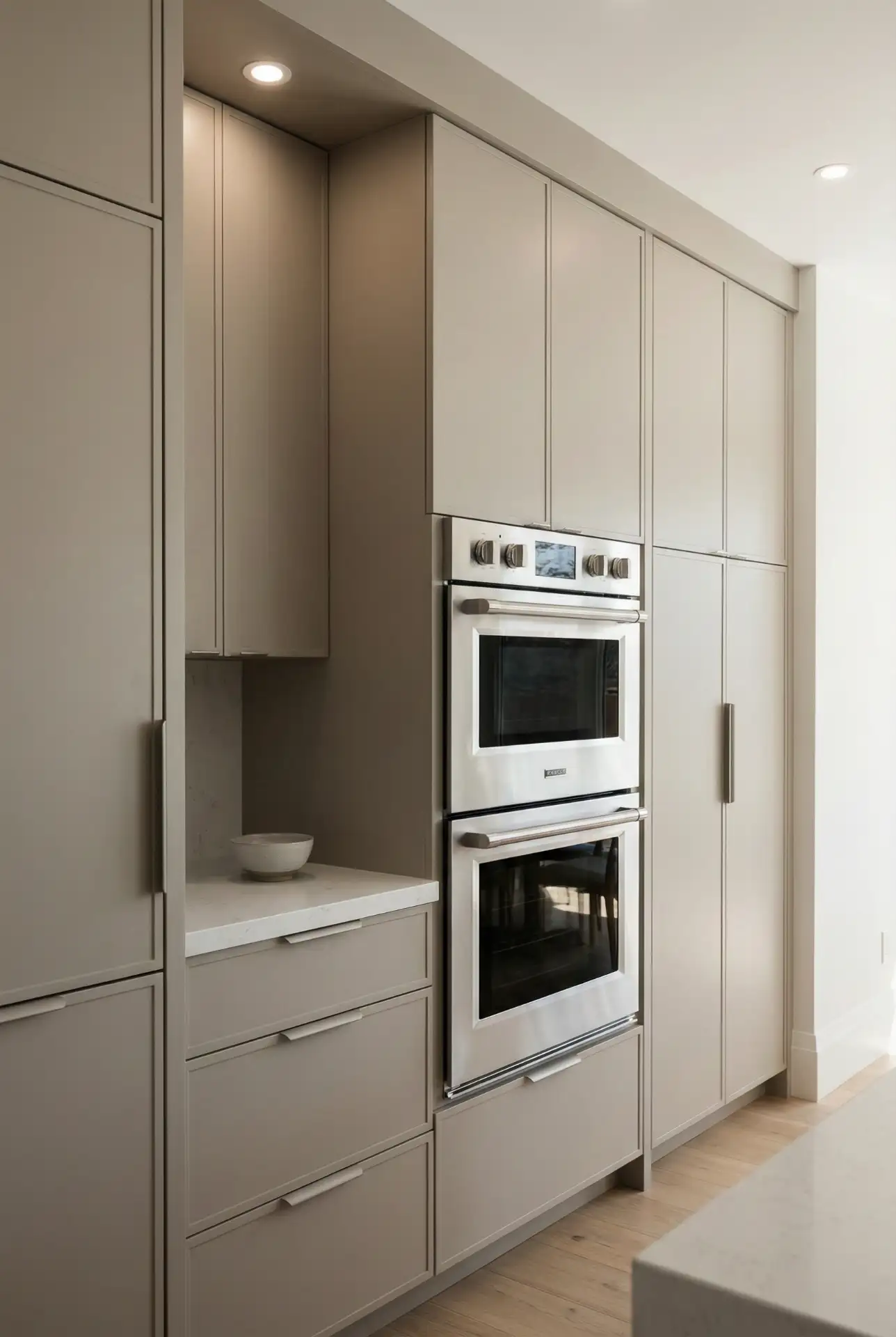 Kitchen Layout With Double Oven Stack 2