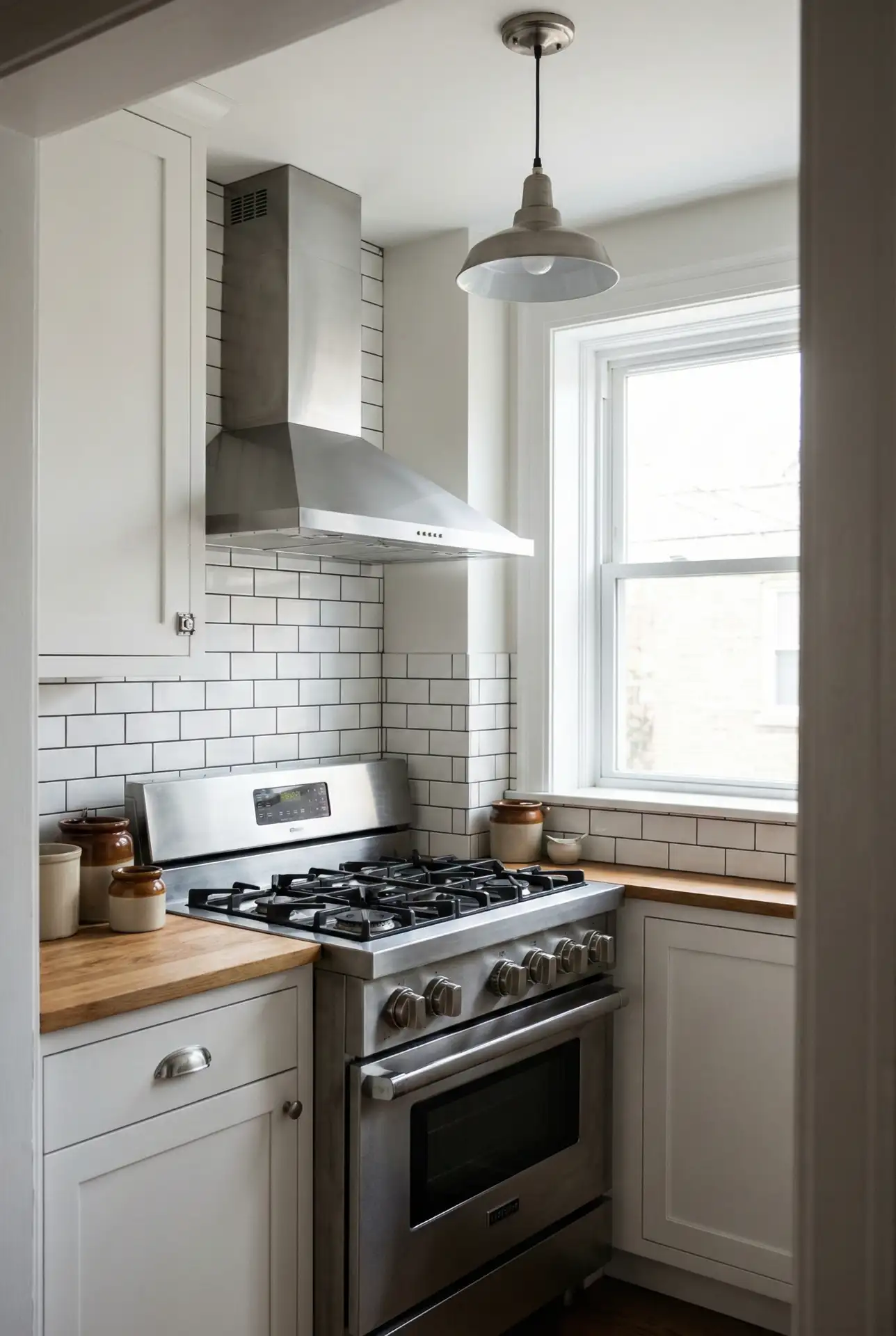 Kitchen With Corner Stove Placement 2