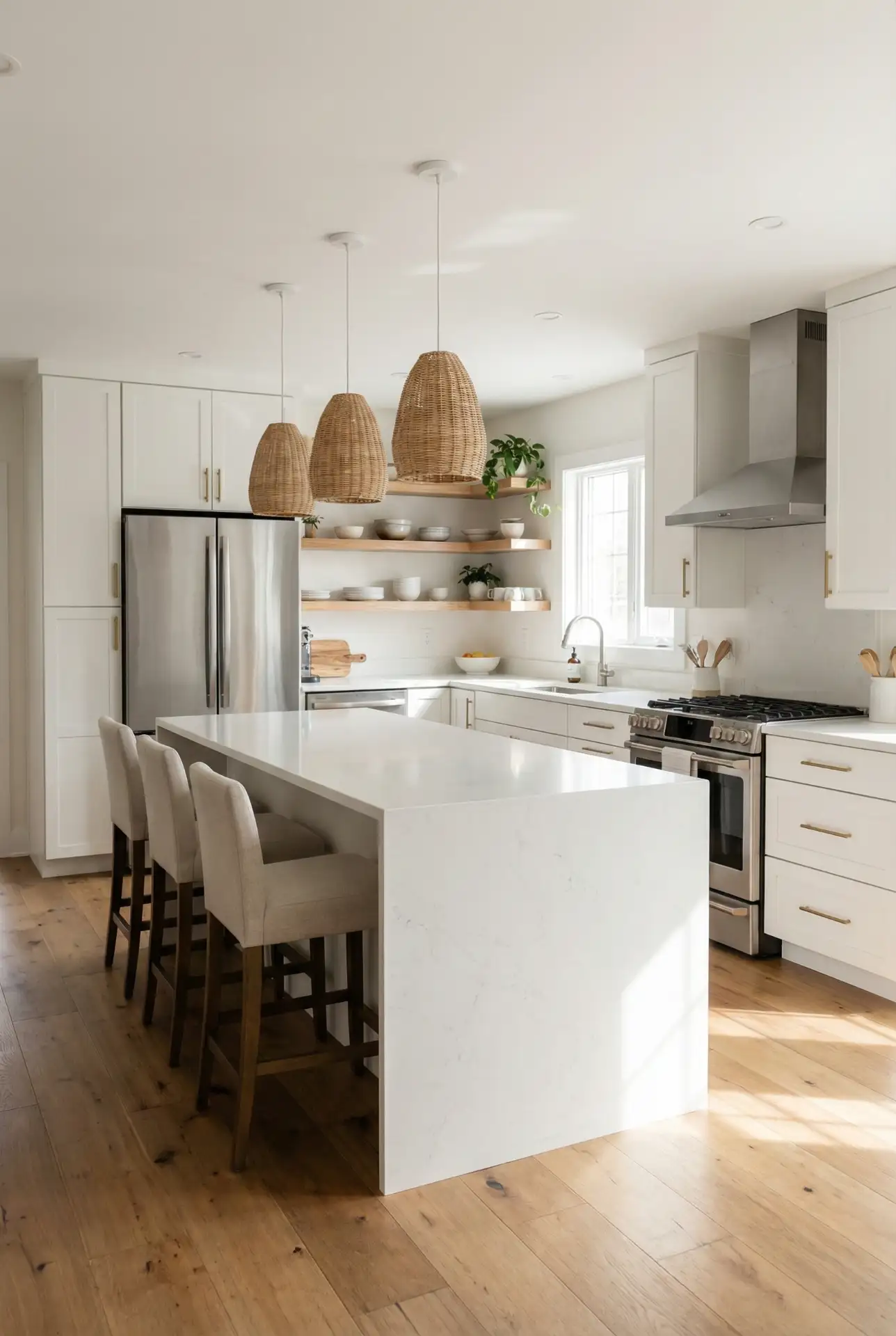 L-Shaped Kitchen With Peninsula Extension 1