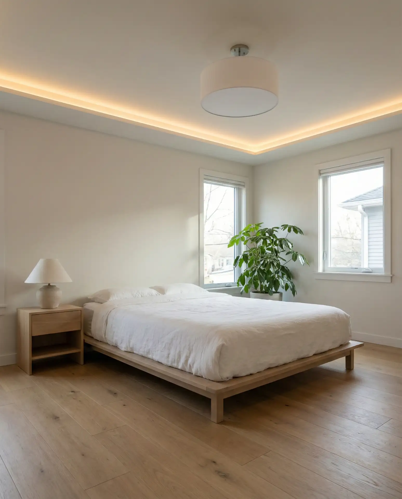 Layered Ambient Ceiling Fixtures for Modern Bedrooms 2