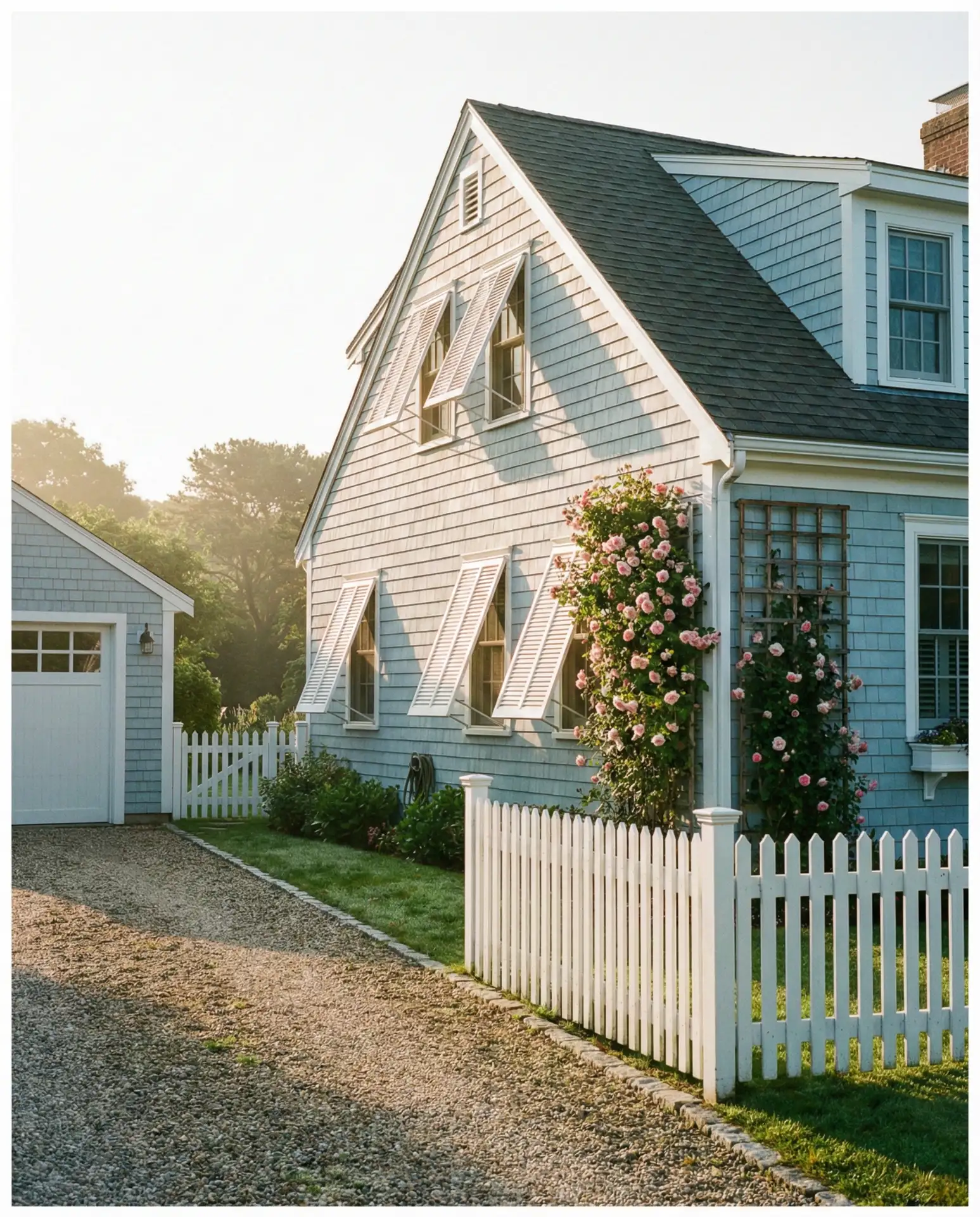 Light Blue Clapboard with White Details 2