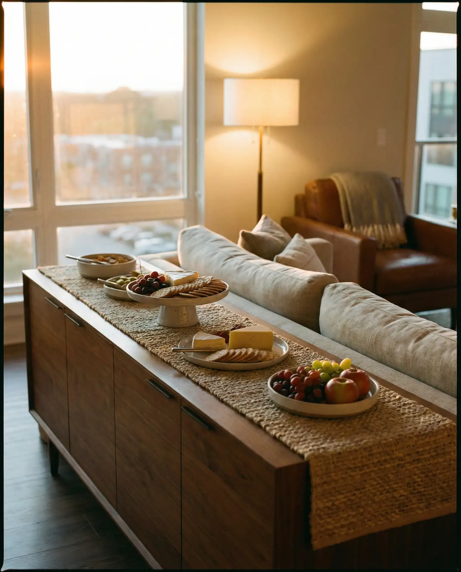 Living Room Buffet for Casual Entertaining 2