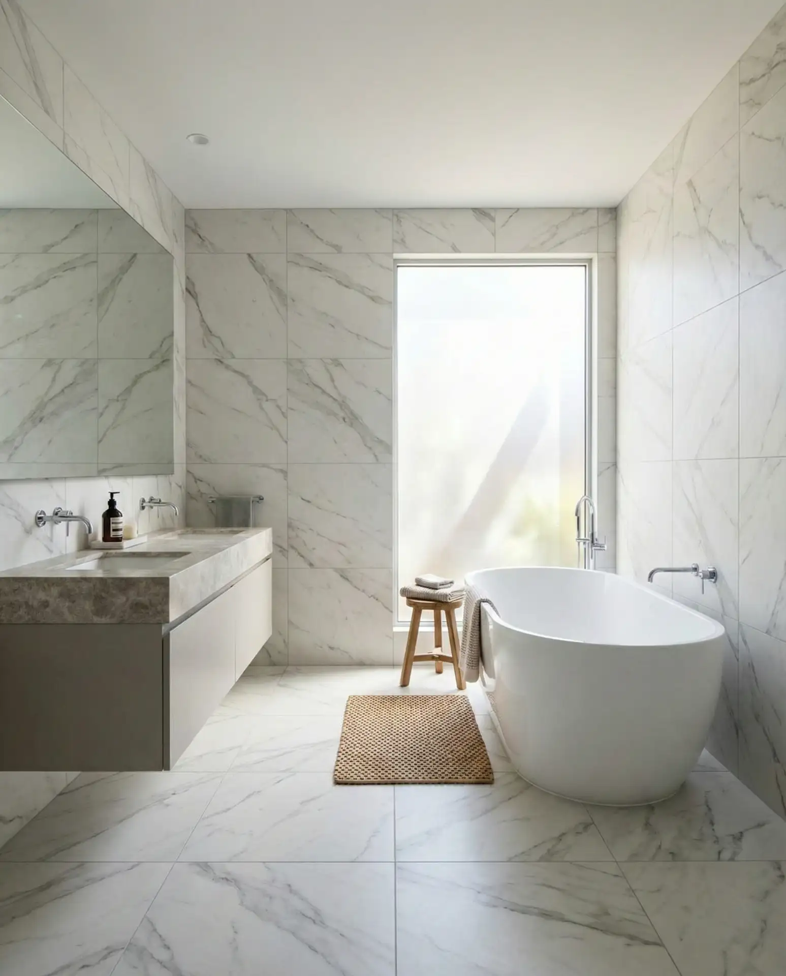 Marble-Look Porcelain for Luxury on a Budget 2