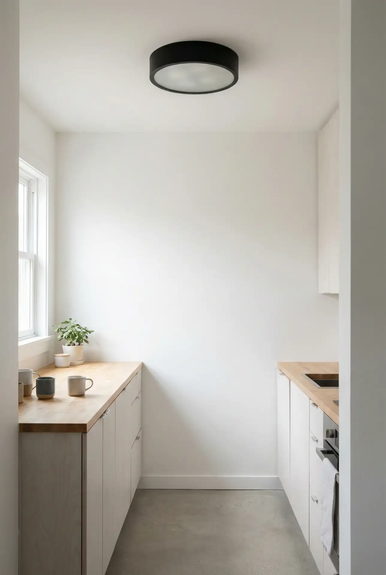 Minimalist Flush Mount for Low Ceilings 1