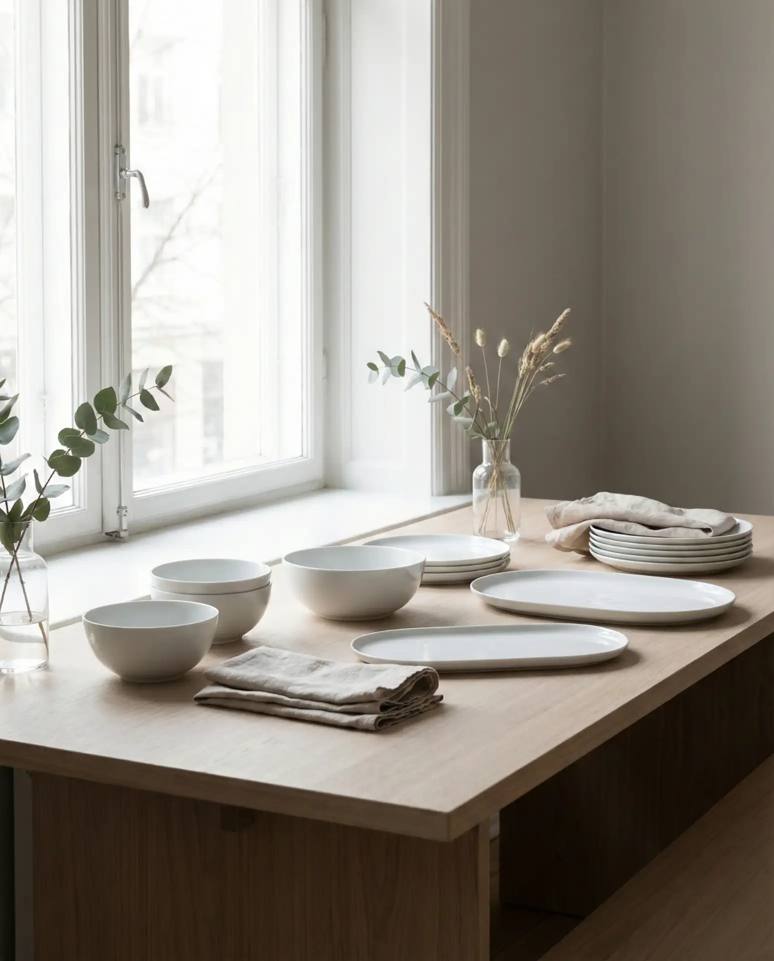 Minimalist Scandinavian White Buffet 2