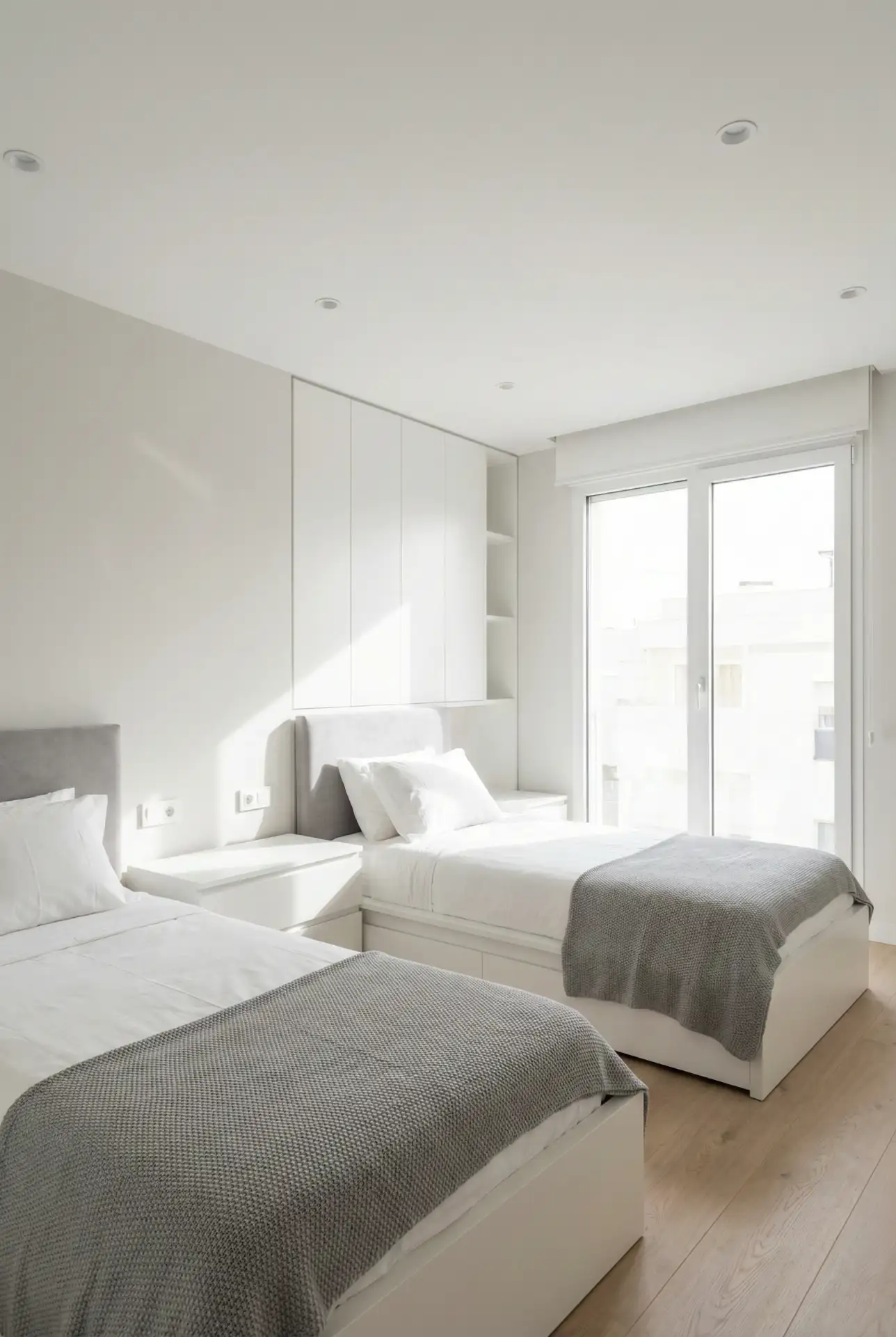 Modern Twin Bedroom with Clean Lines 1