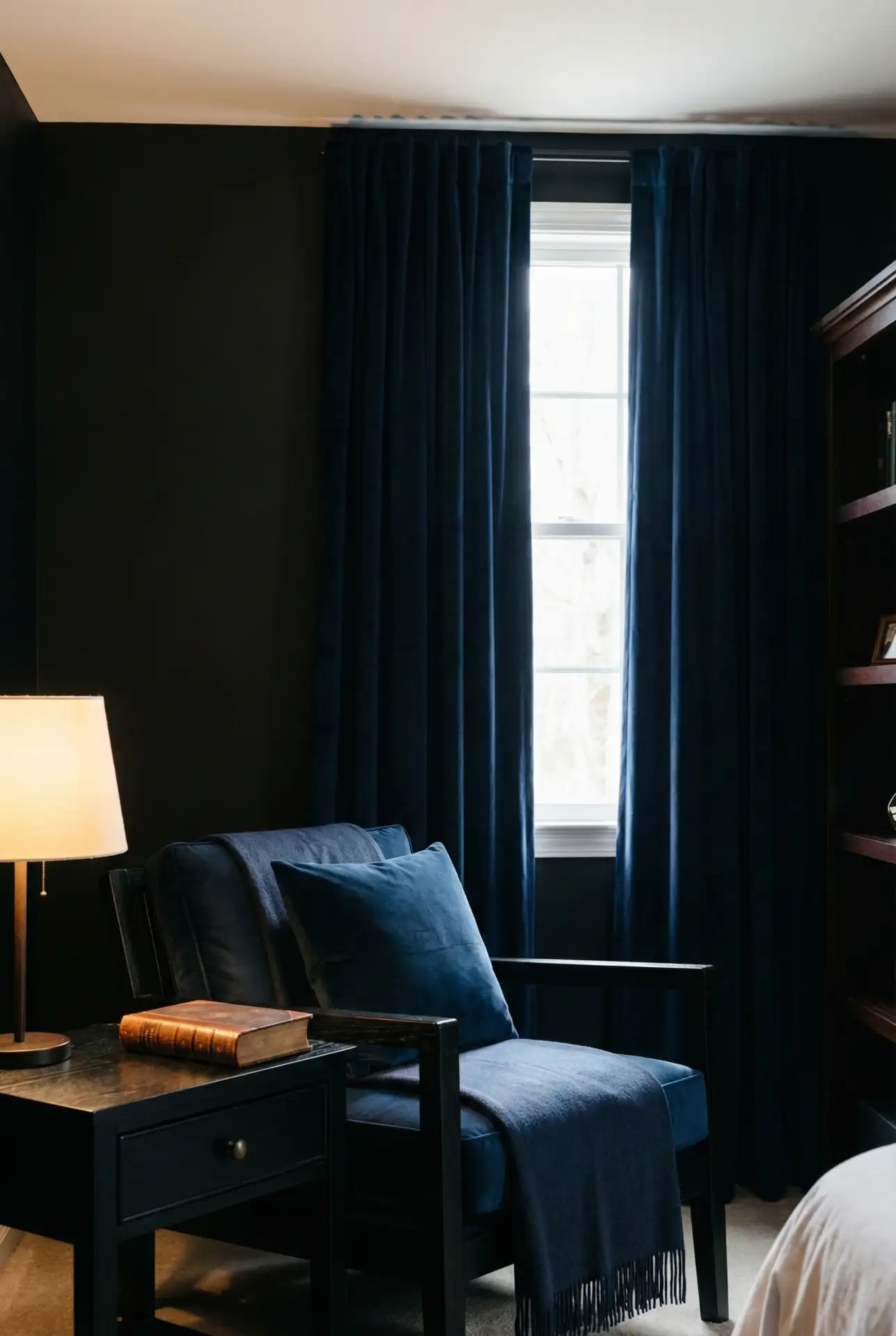 Navy Blue and Black Sophistication 1