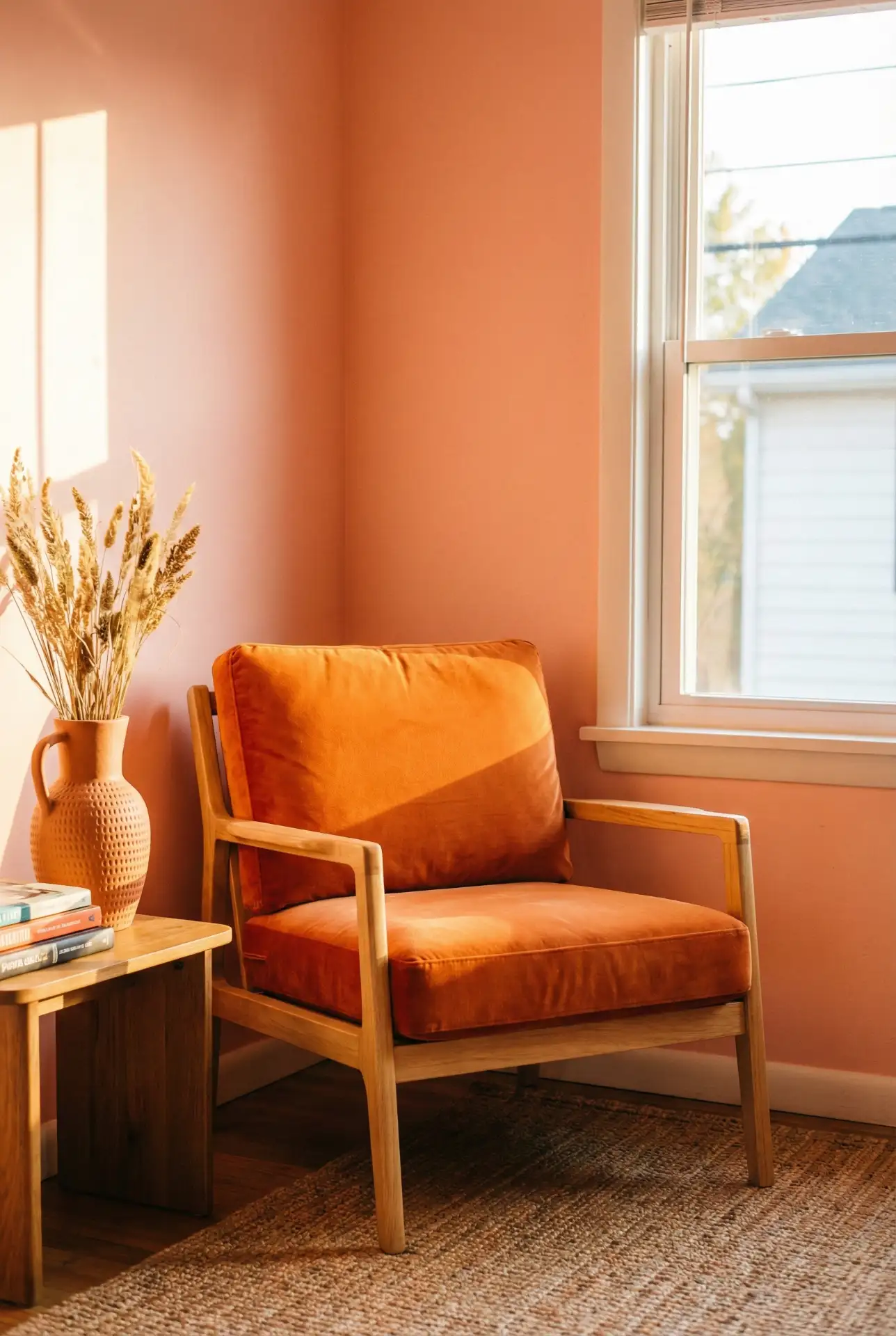 Orange and Pink Sunset-Inspired Space 2