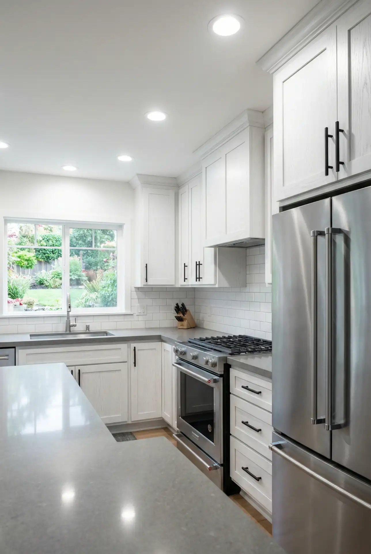 Painted Oak Cabinets for a Fresh Start 1