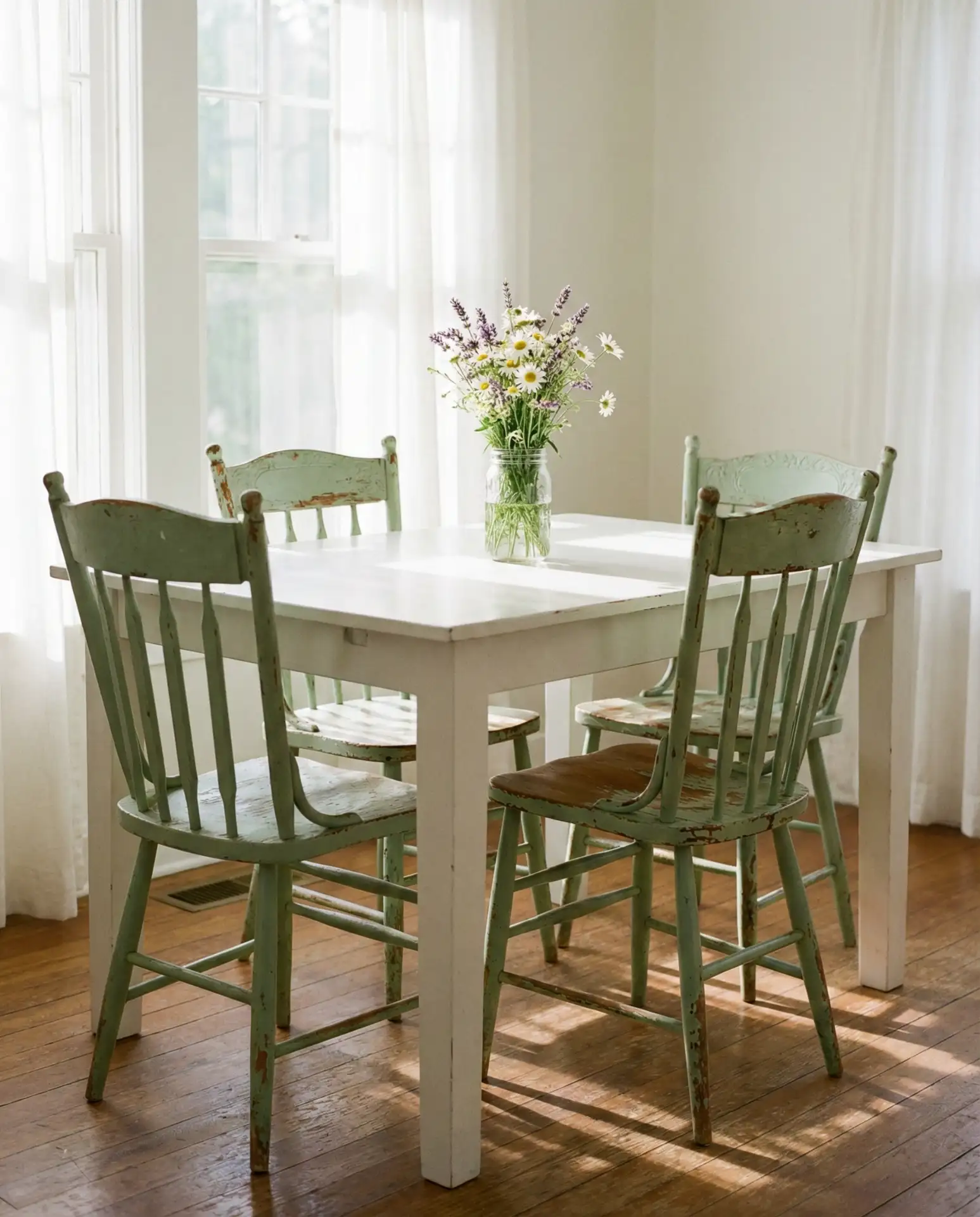 Painted Vintage Chairs for Personality 2