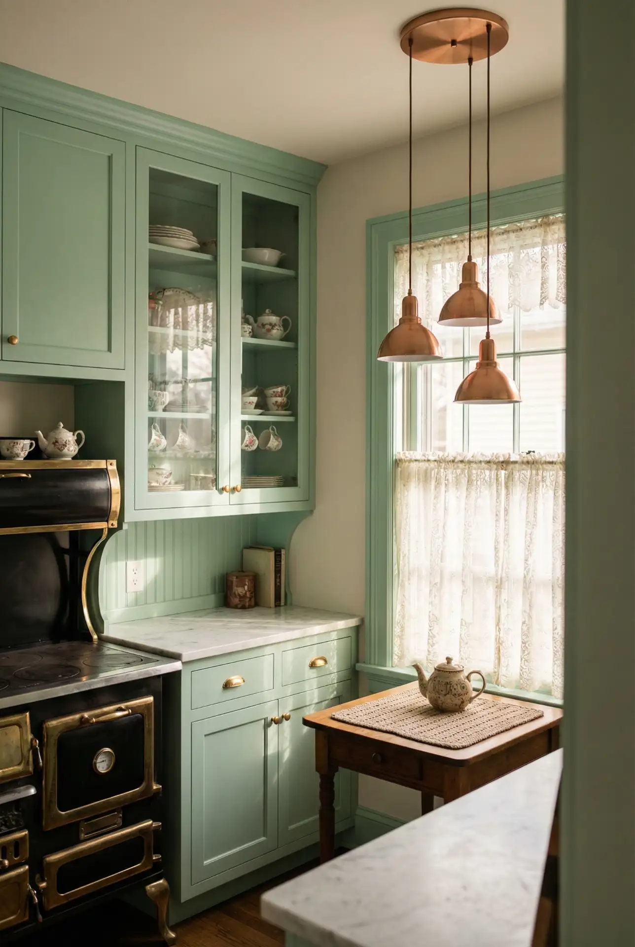 Pale Mint and Copper Accents 1