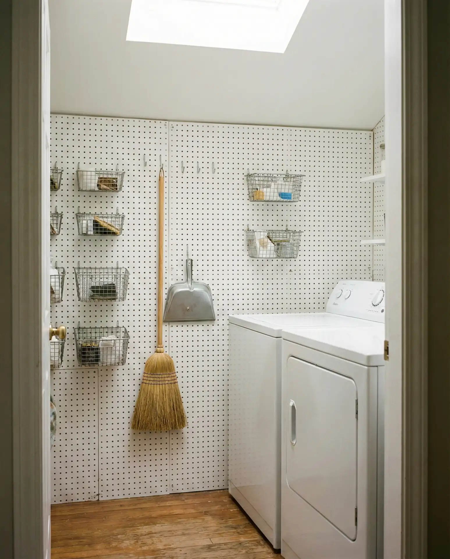 Pegboard Wall for Flexible Tool and Supply Storage 2