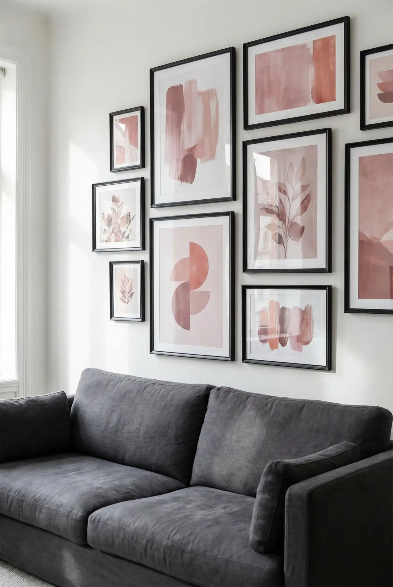 Pink Poster Gallery Wall 1