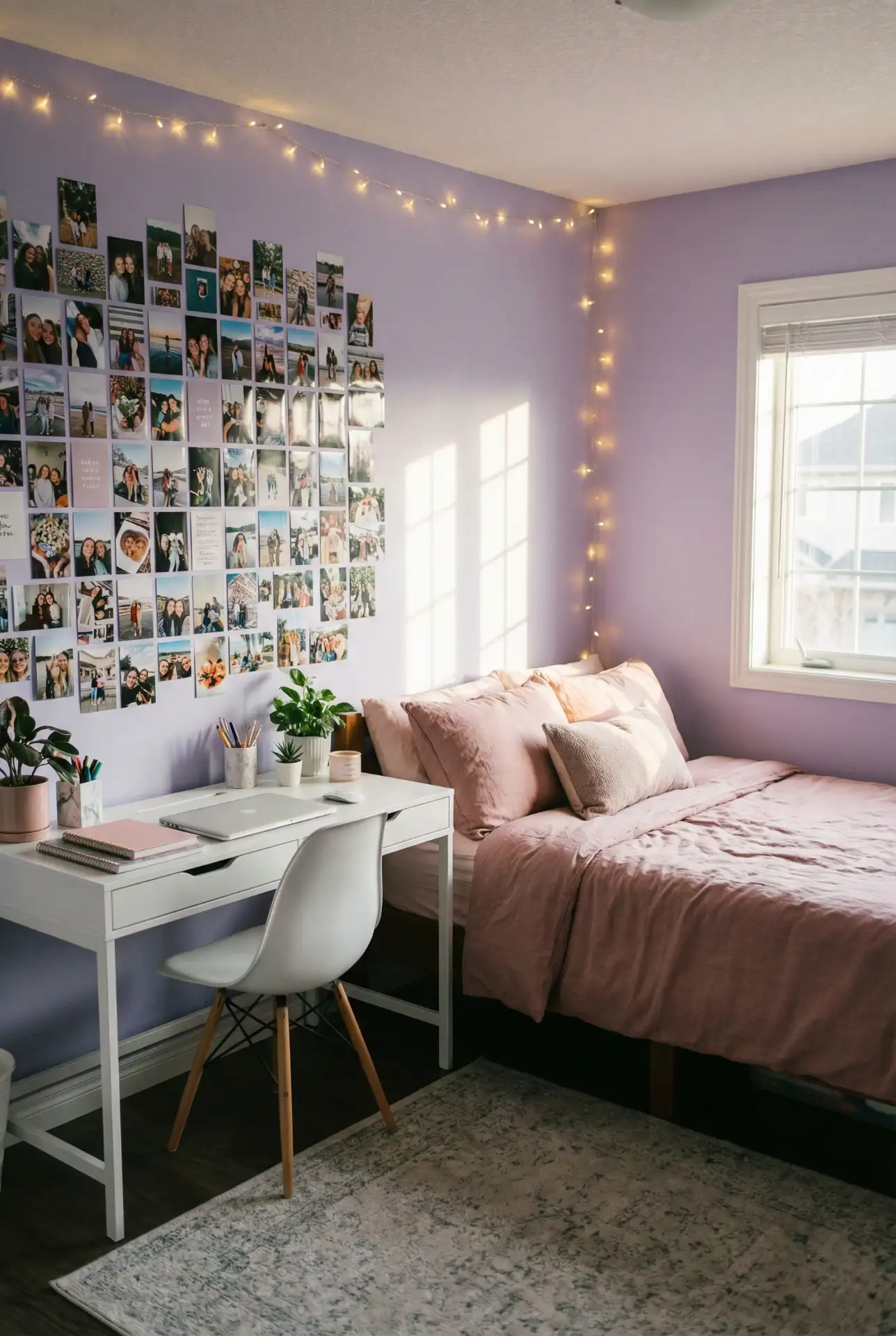 Purple and Pink Dreamy Teen Room 1