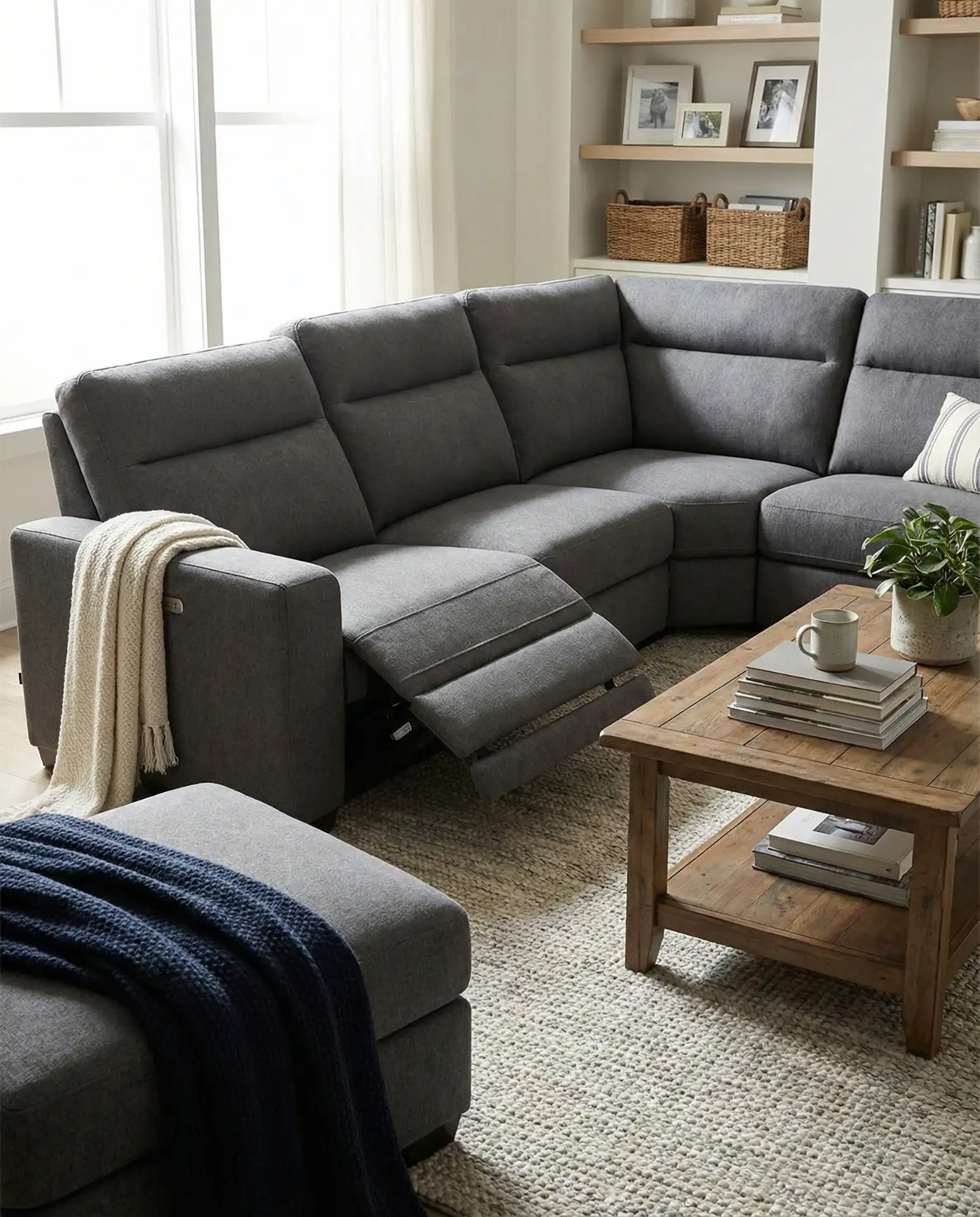 Reclining Sectional for Ultimate Comfort 1
