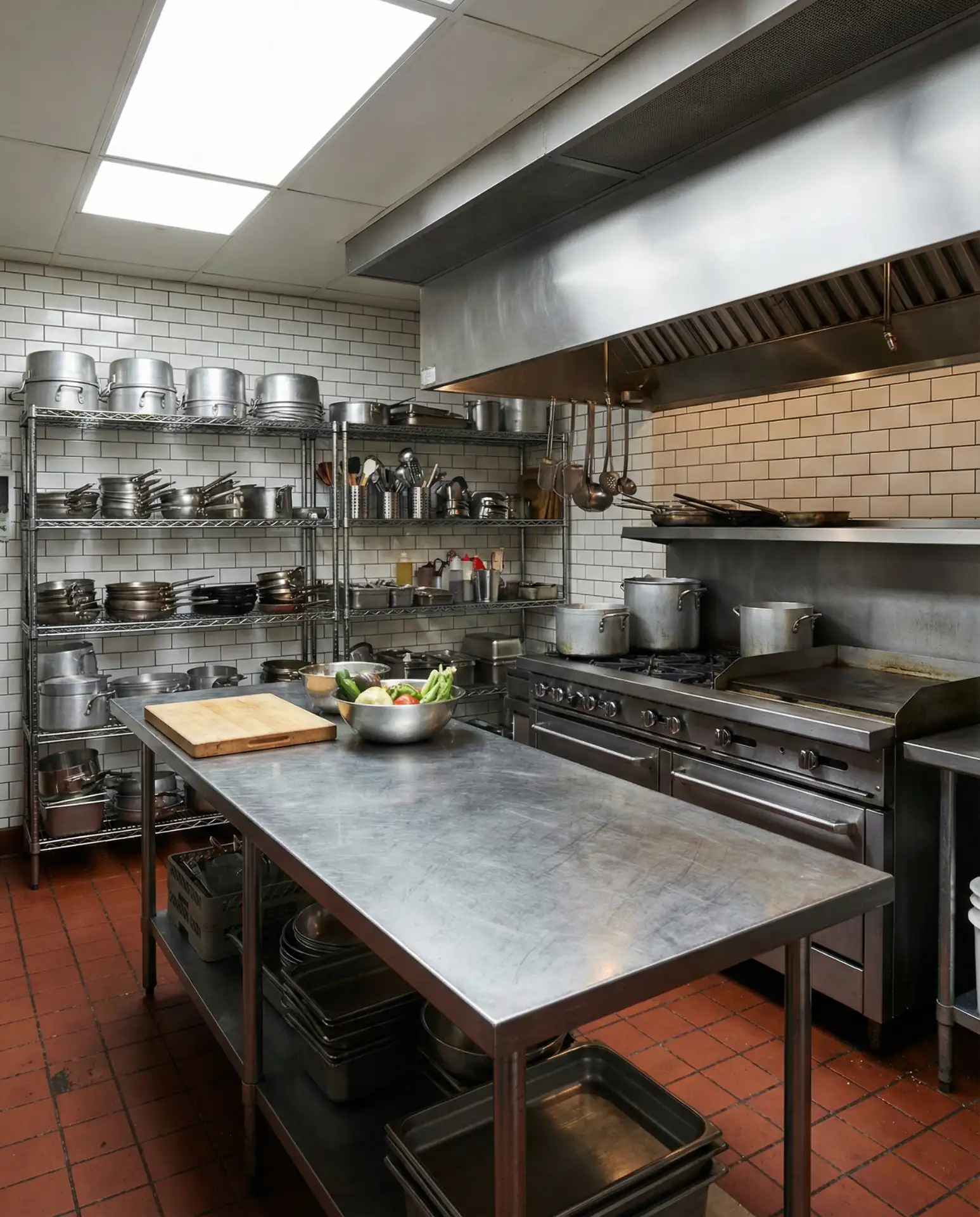 Restaurant-Style Stainless Steel Prep Zone 2