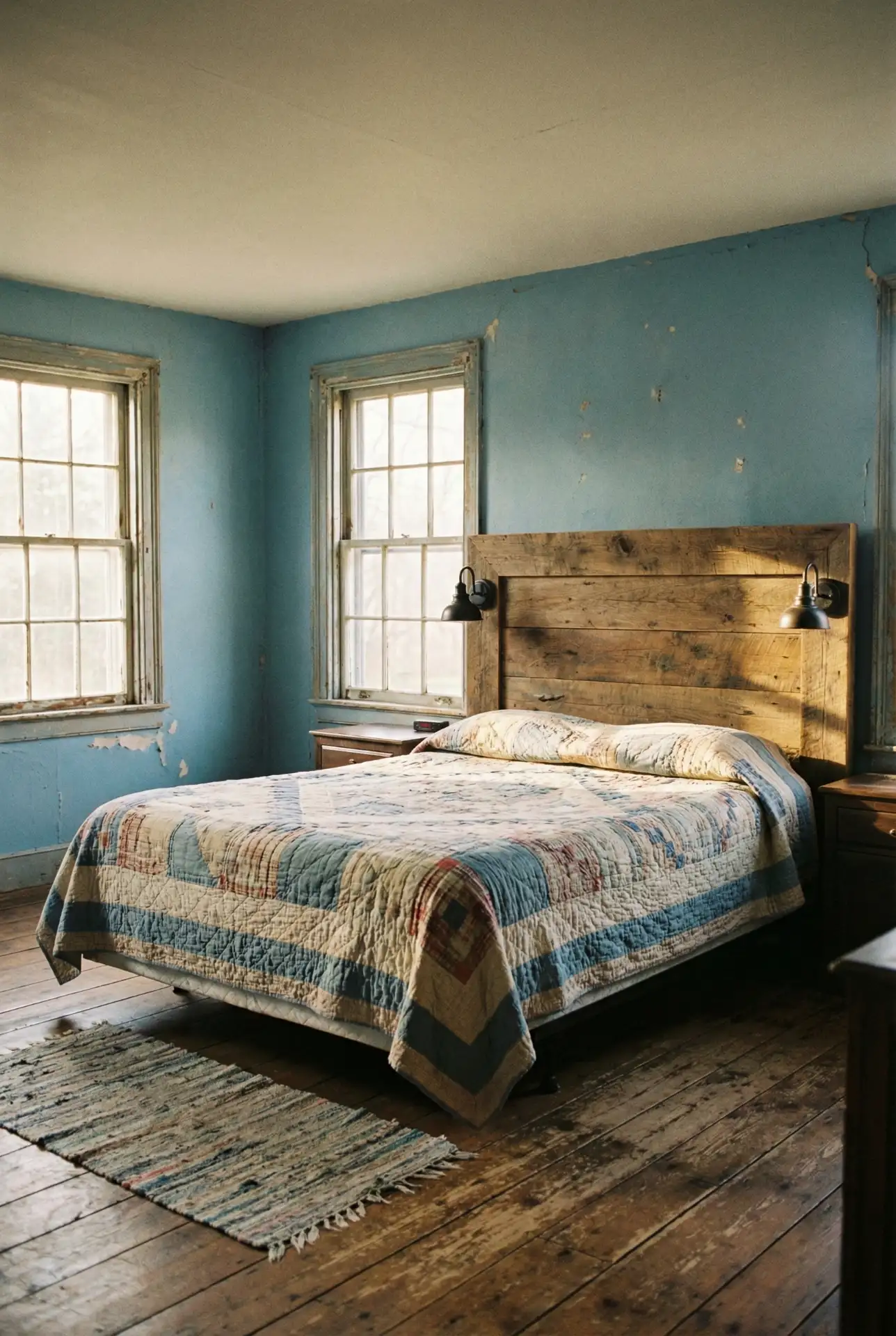 Rustic Blue Farmhouse Haven 1