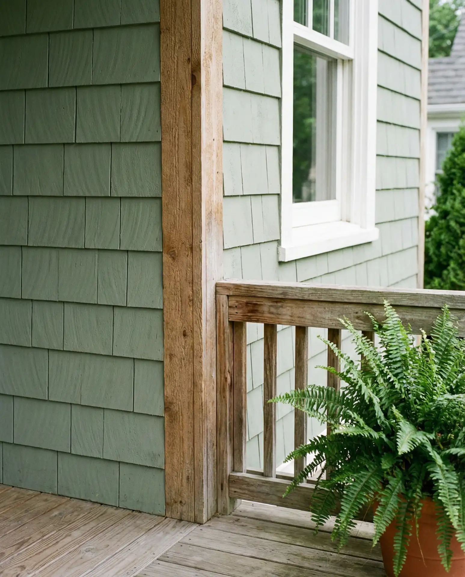 Sage Green with Natural Wood Accents 2