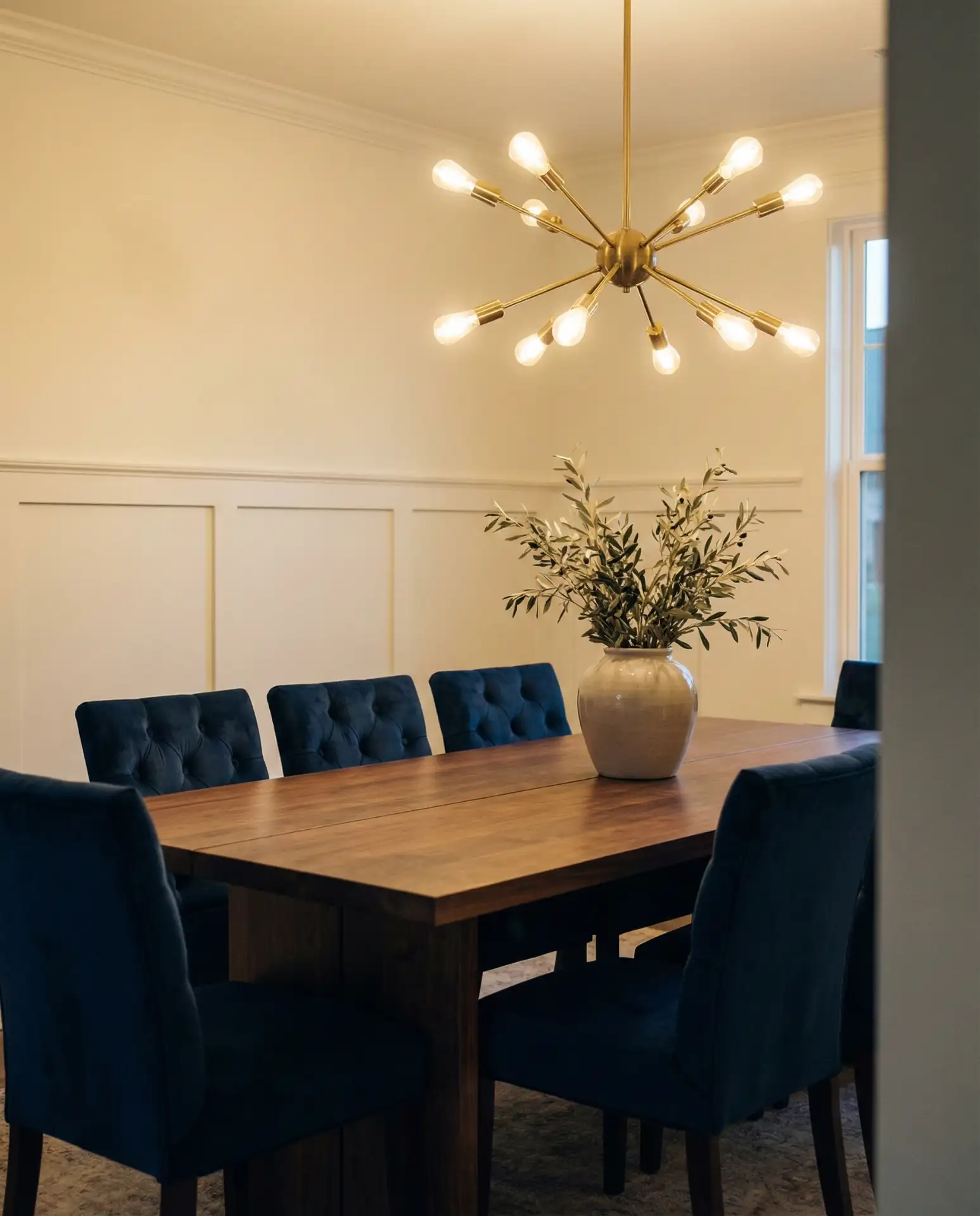 Serene Blue Upholstered Chairs 2