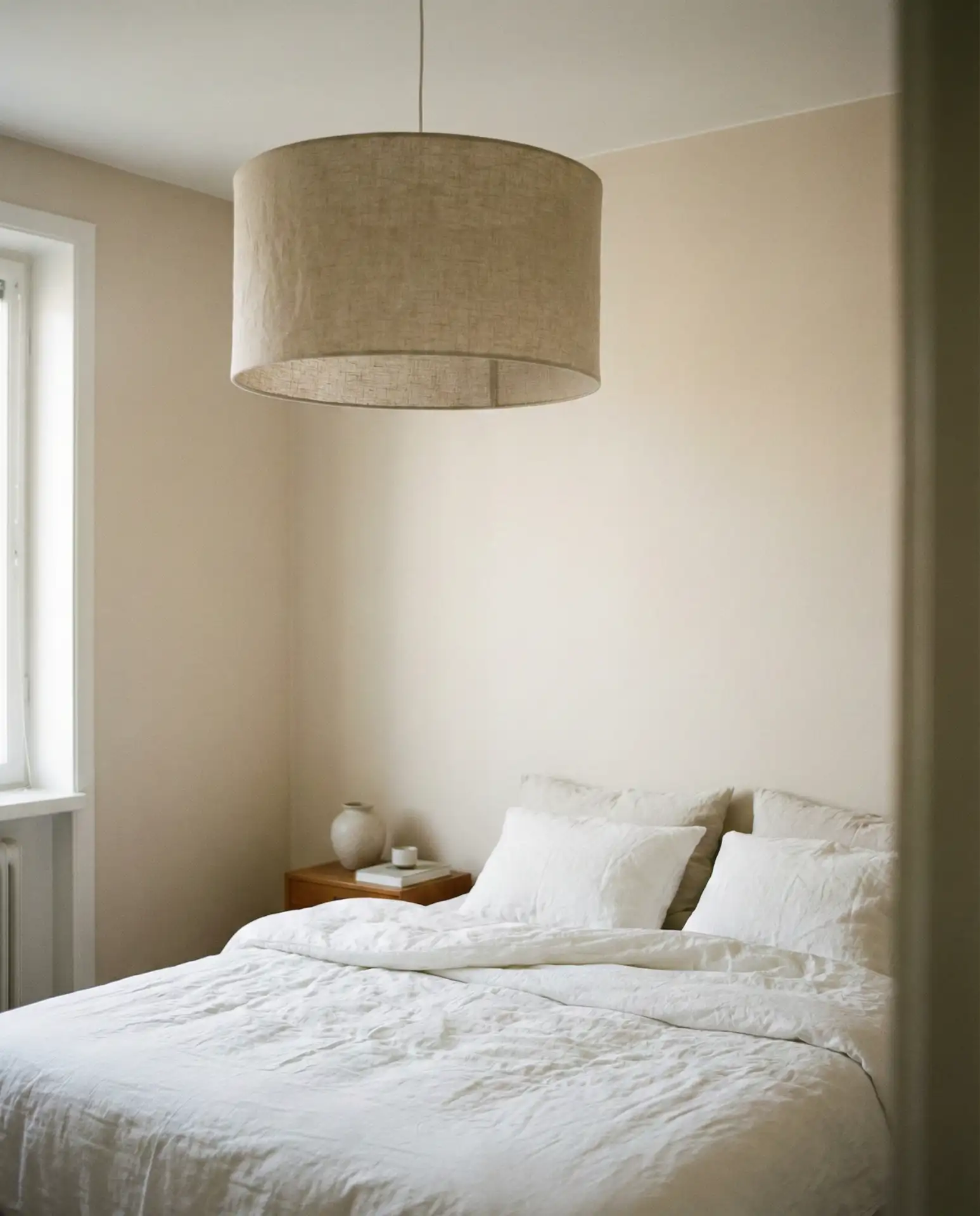 Shaded Fabric Pendant for Soft Diffused Light 1