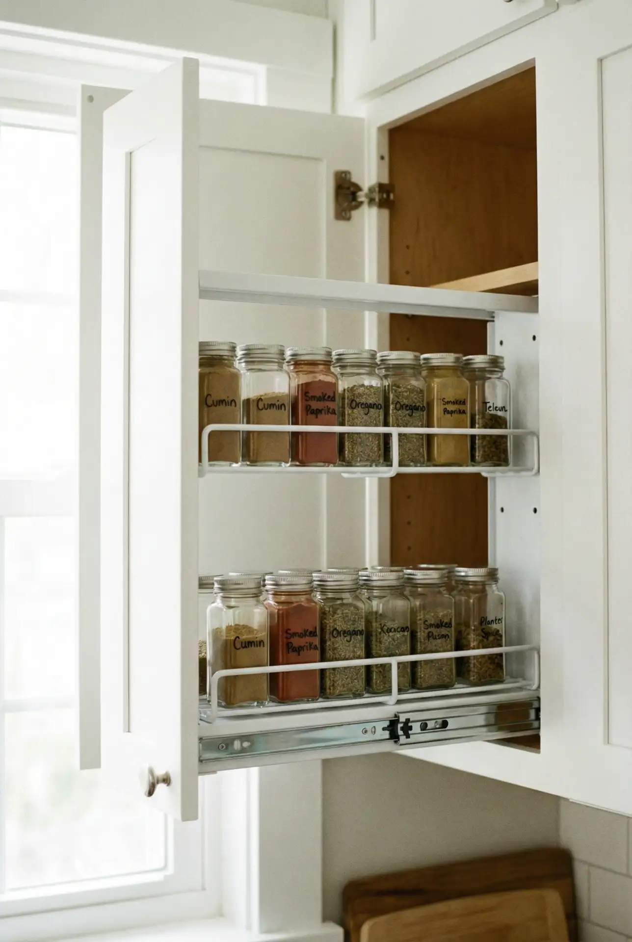 Slide-Out Spice-Rack Inserts 1