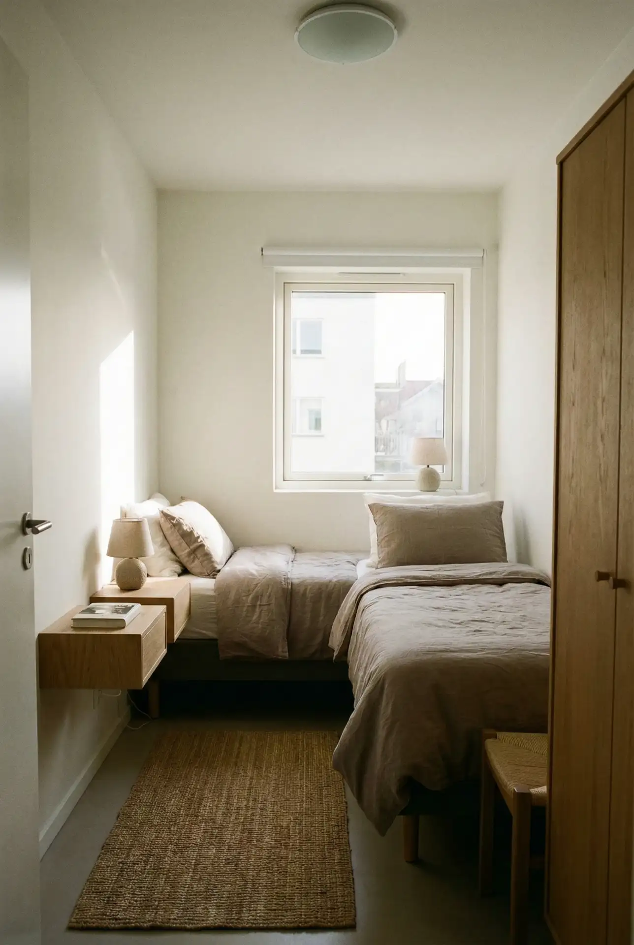 Small Room Twin Layout for Adults 2