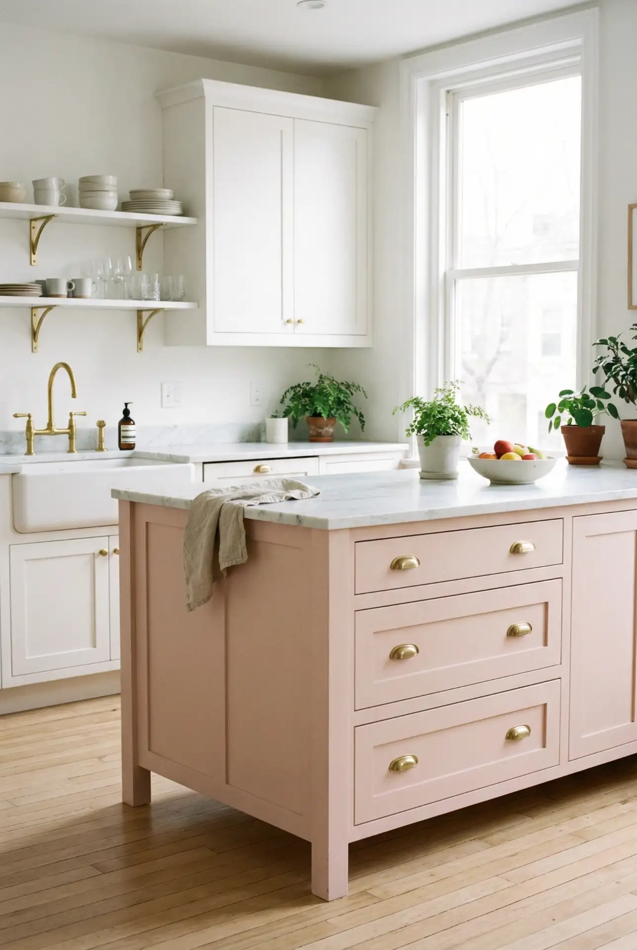 Soft Blush and Brass 1