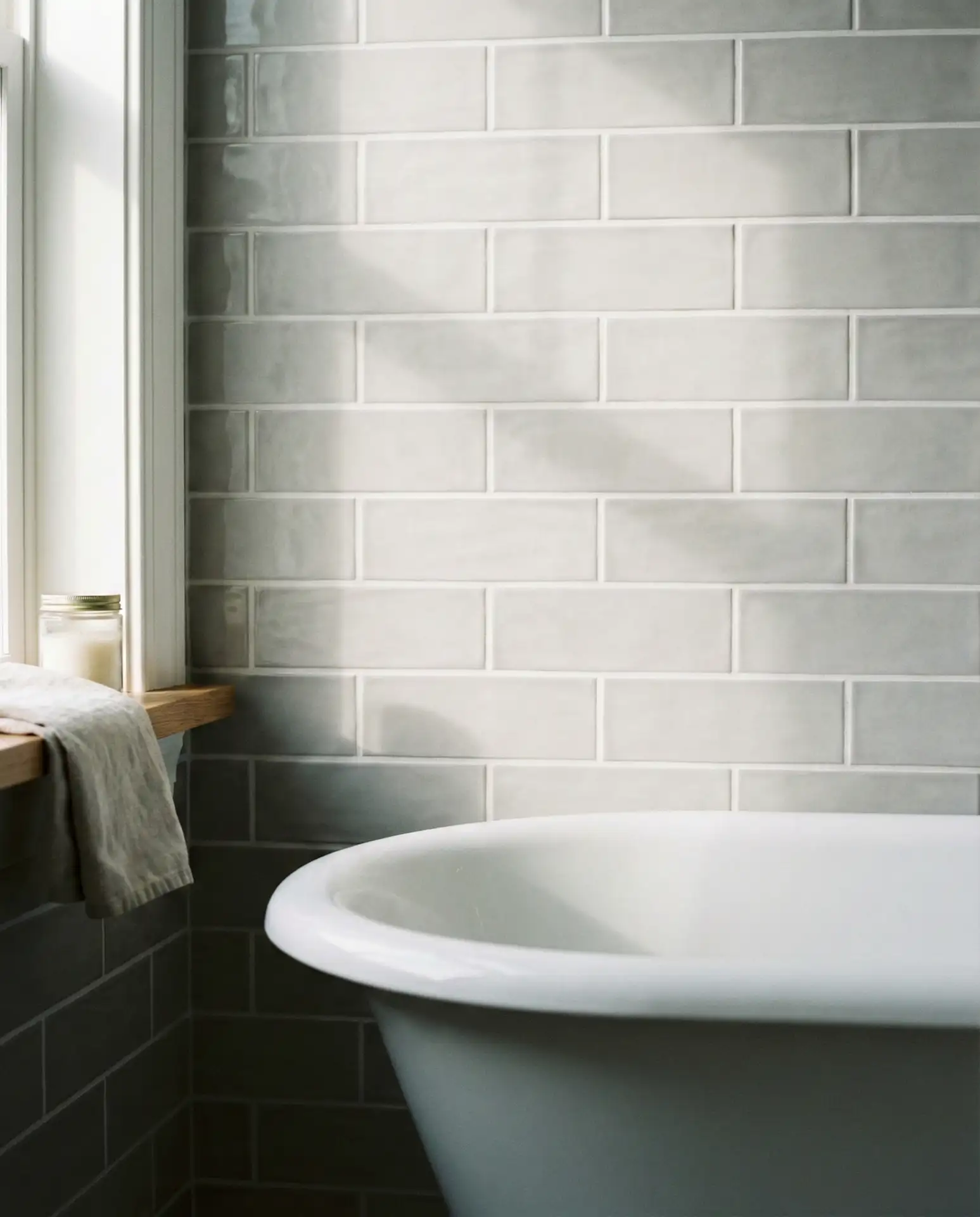 Soft Gray Subway Tiles for Neutral Inspiration 1