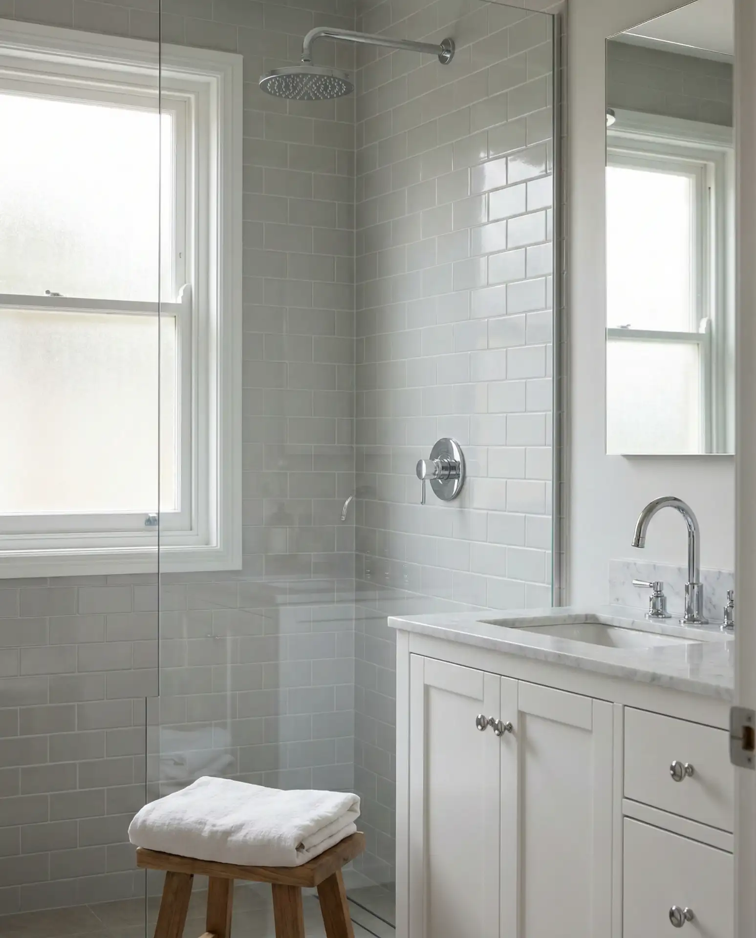 Soft Gray Subway Tiles for Neutral Inspiration 2