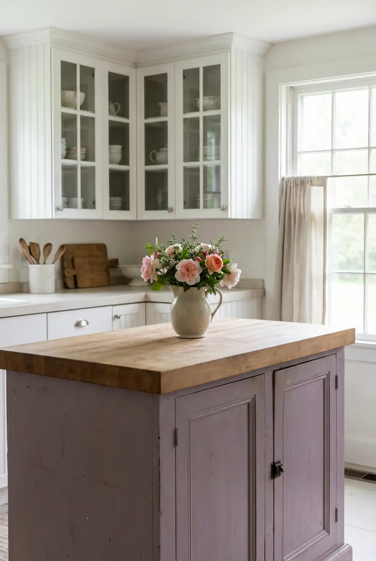 Soft Lavender and White 2