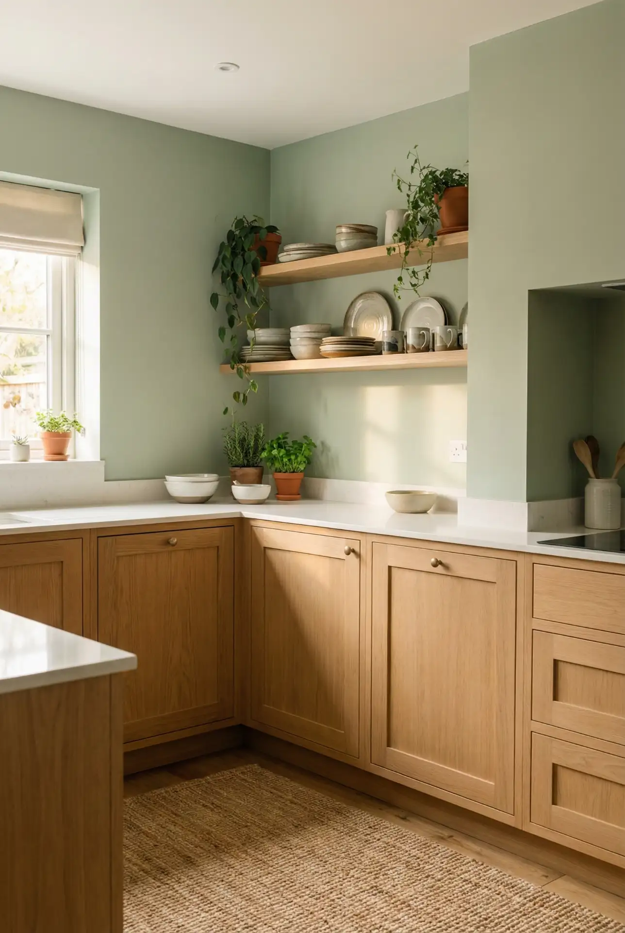 Soft Sage and Oak Harmony 2