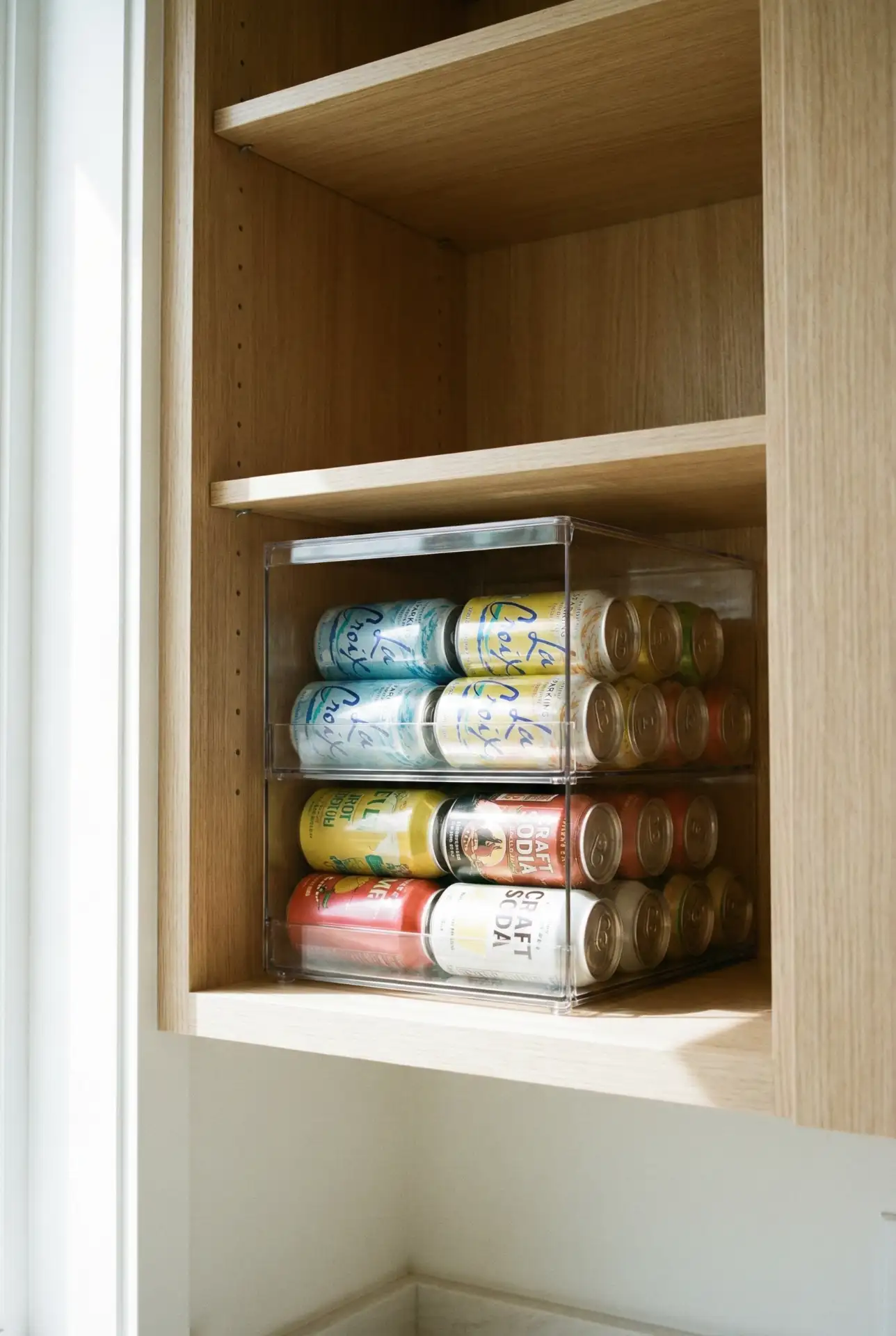 Stackable Can Dispensers for Soda and Drinks 2