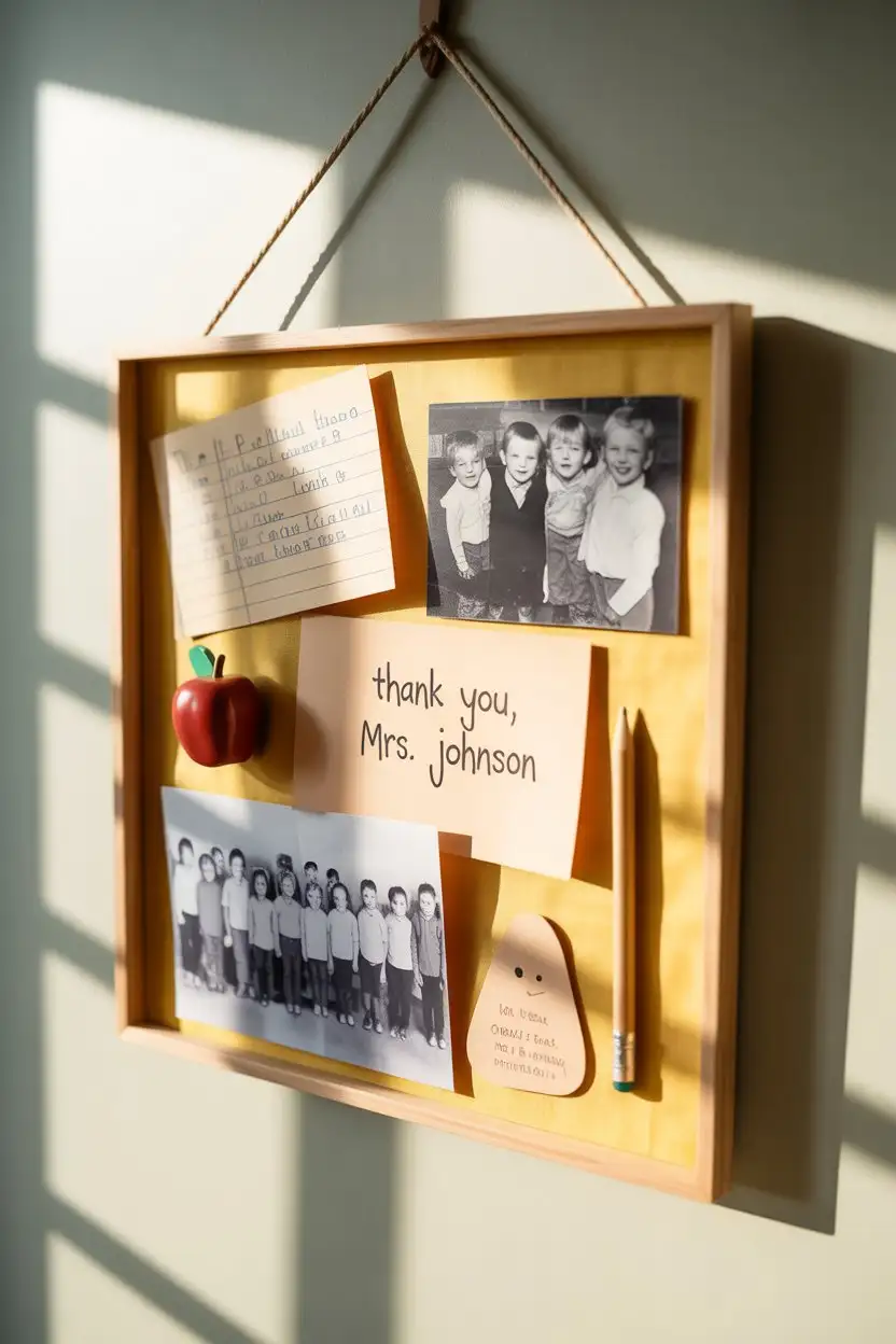 Teacher Classroom Keepsake Shadow Box 1