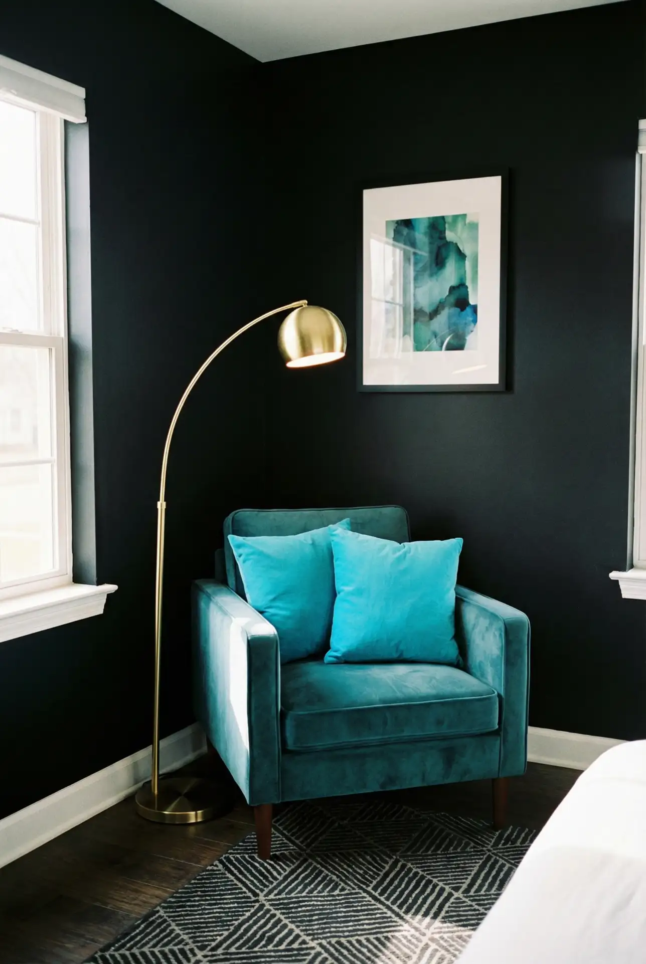 Teal and Black Boldness 2