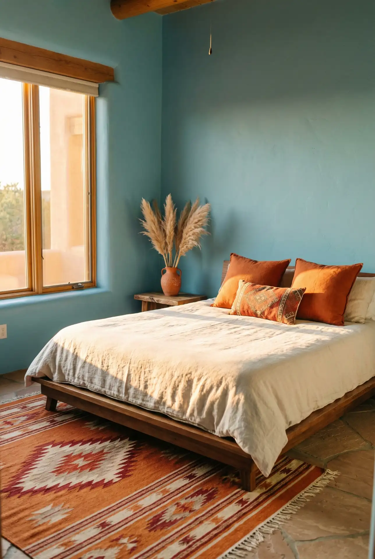 Terracotta and Blue Desert Modern 2