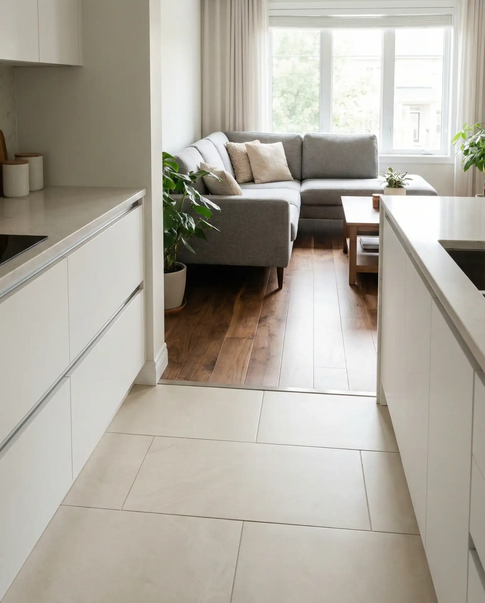 Tile and Hardwood Combination 2