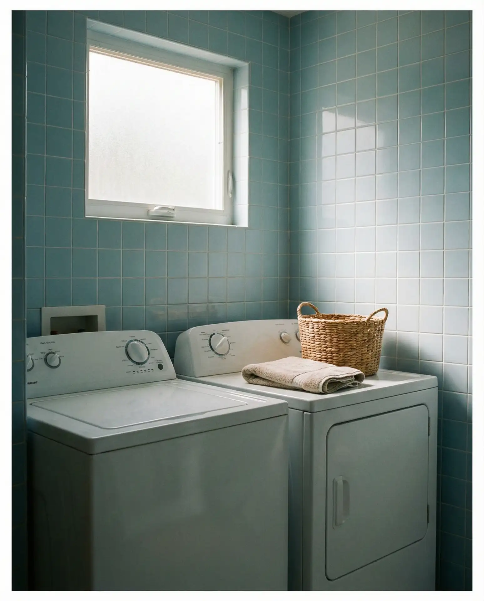 Top Load Washer in a Compact Corner 1