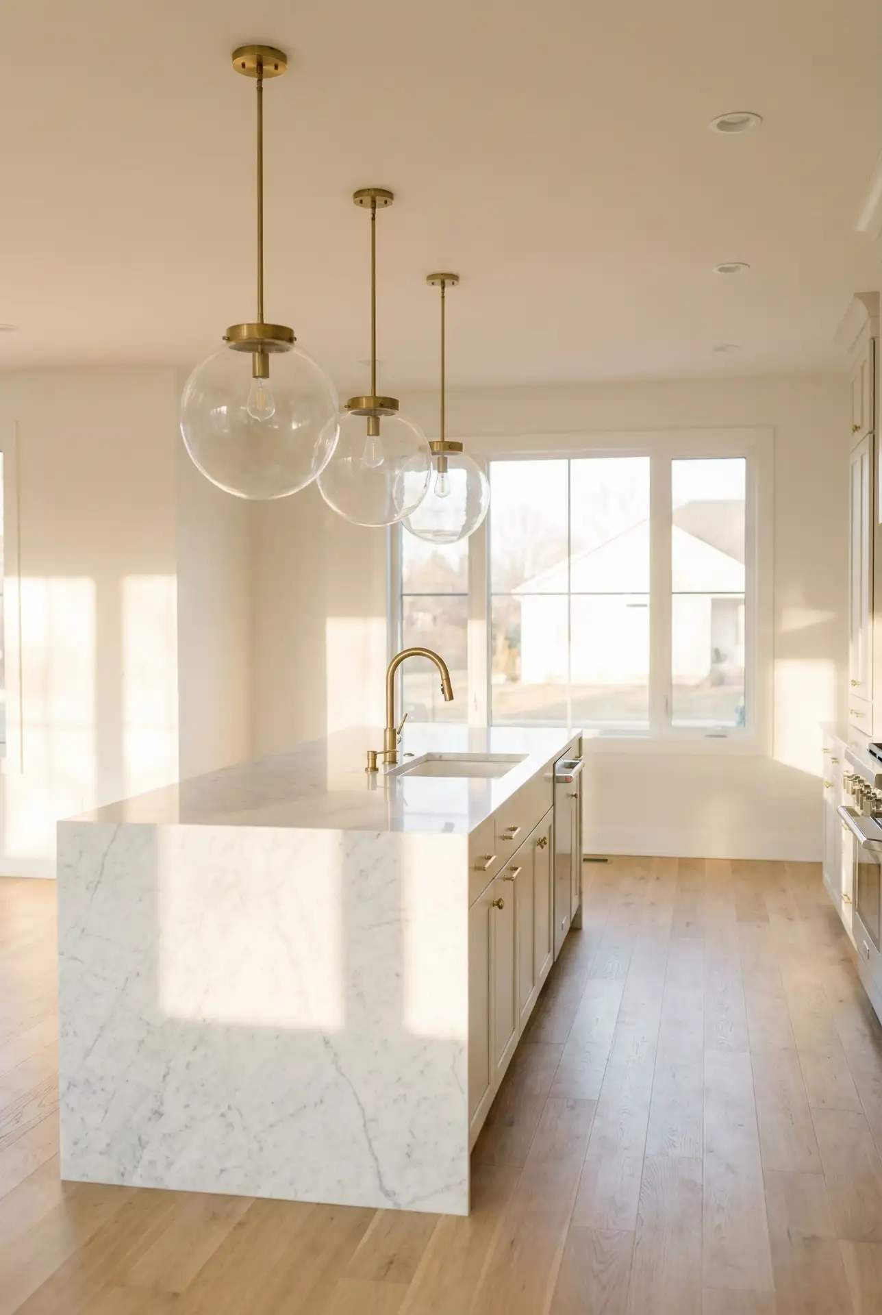 Triple Pendant Cluster in Varied Heights 2