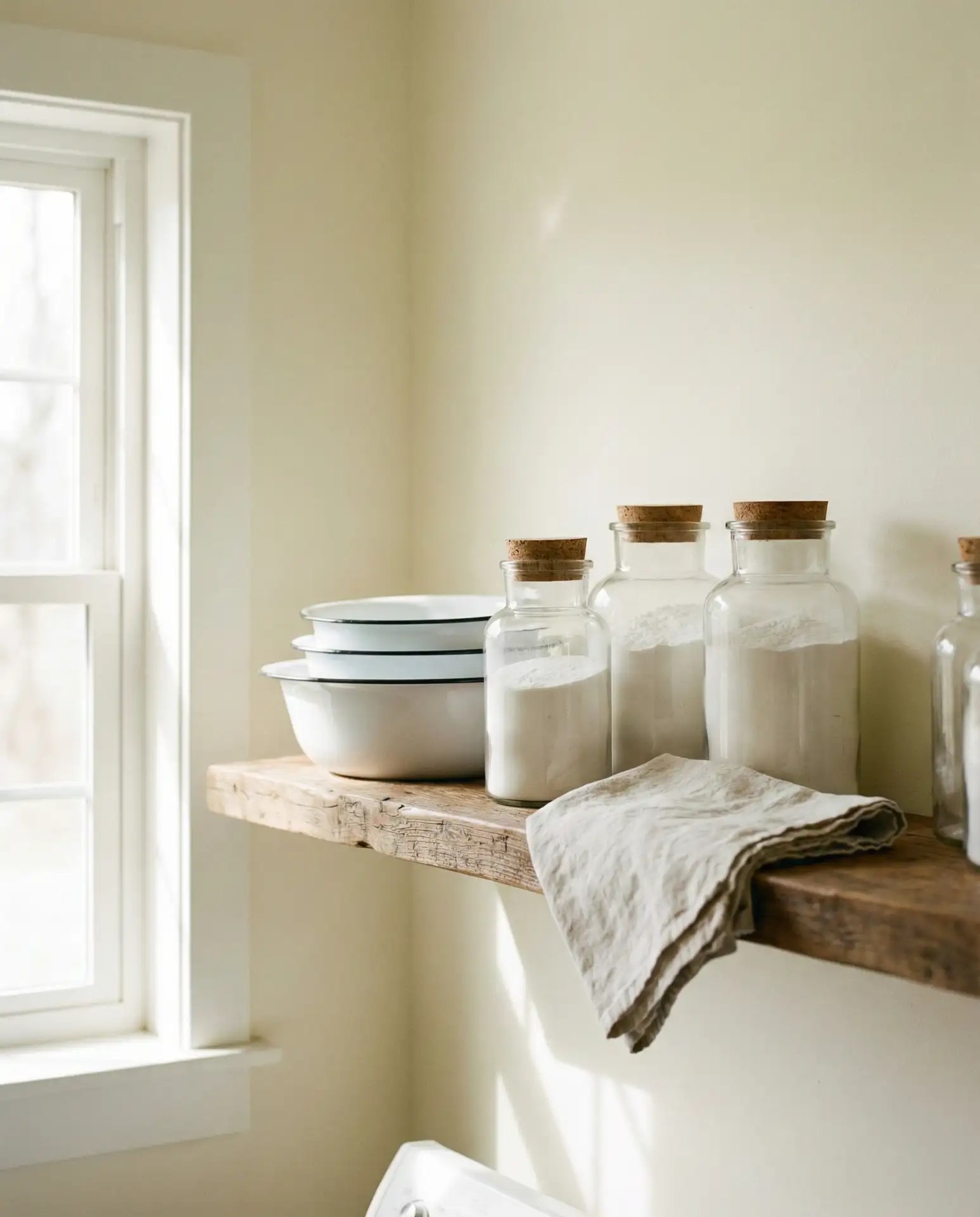 Vintage Apothecary Jars and Enamelware 1